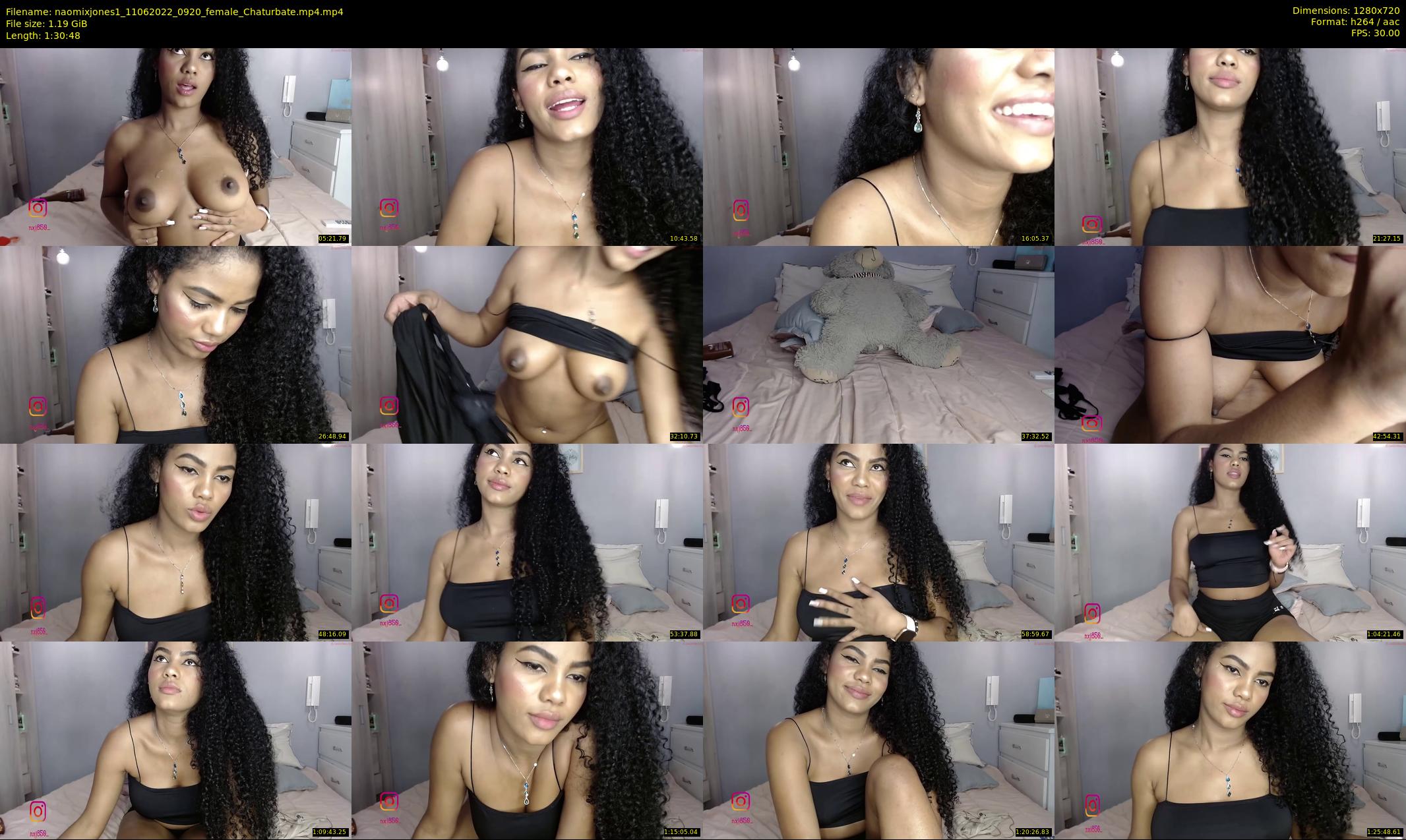 naomixjones1 — 91 minute Chaturbate female cam show recording, 720p, Jun 11, 2022
