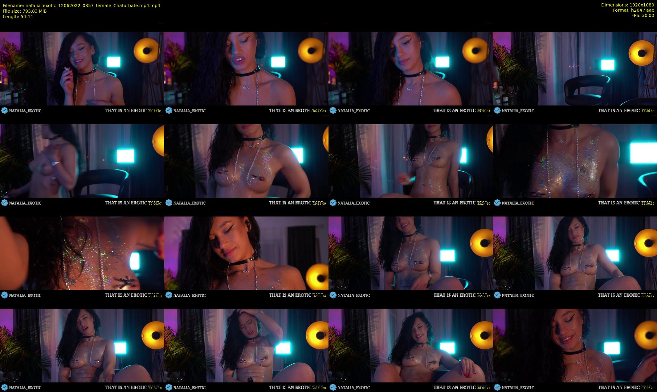 natalia_exotic — 55 minute Chaturbate female cam show recording, 1080p, Jun 12, 2022