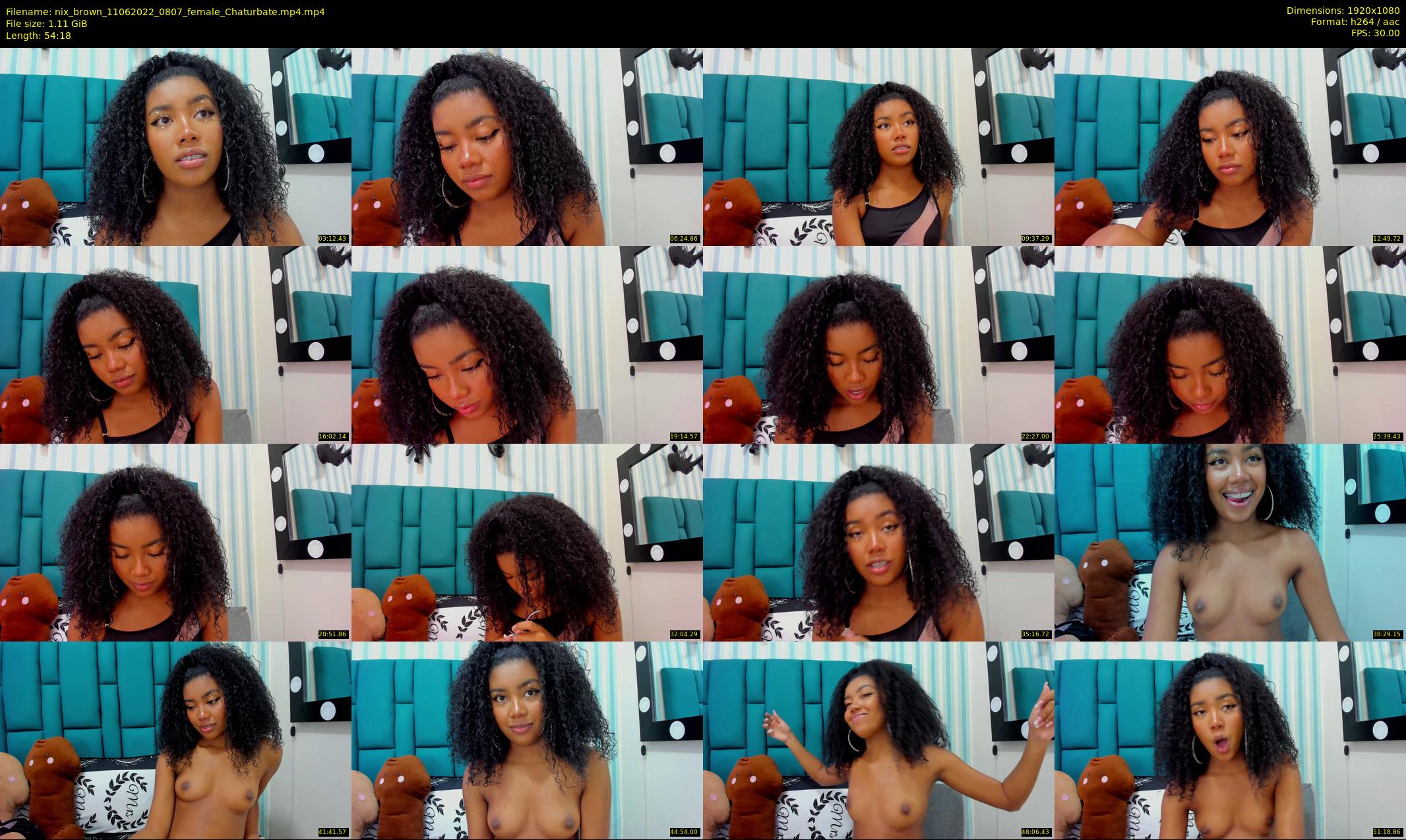 nix_brown — 55 minute Chaturbate female cam show recording, 1080p, Jun 11, 2022