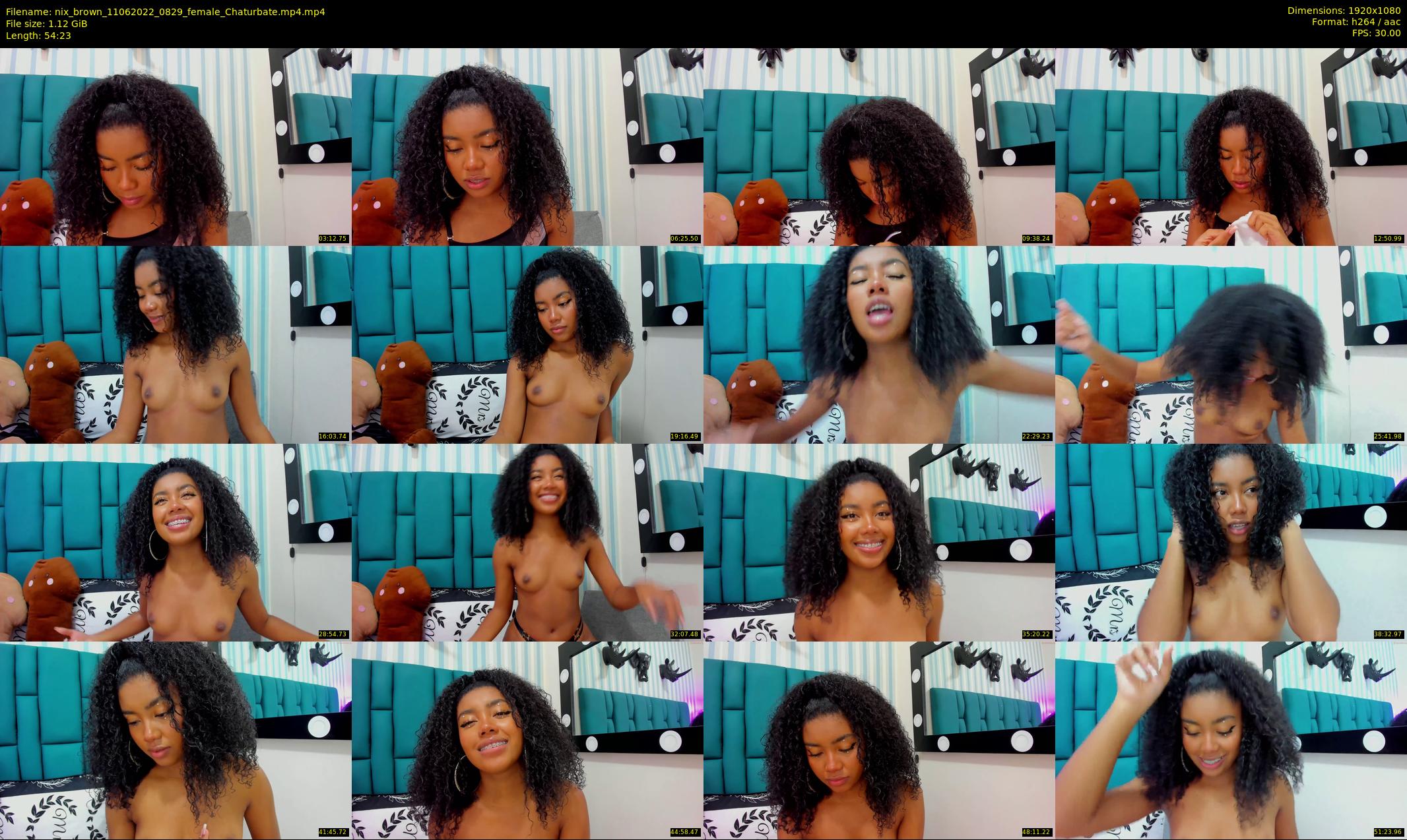 nix_brown — 55 minute Chaturbate female cam show recording, 1080p, Jun 11, 2022