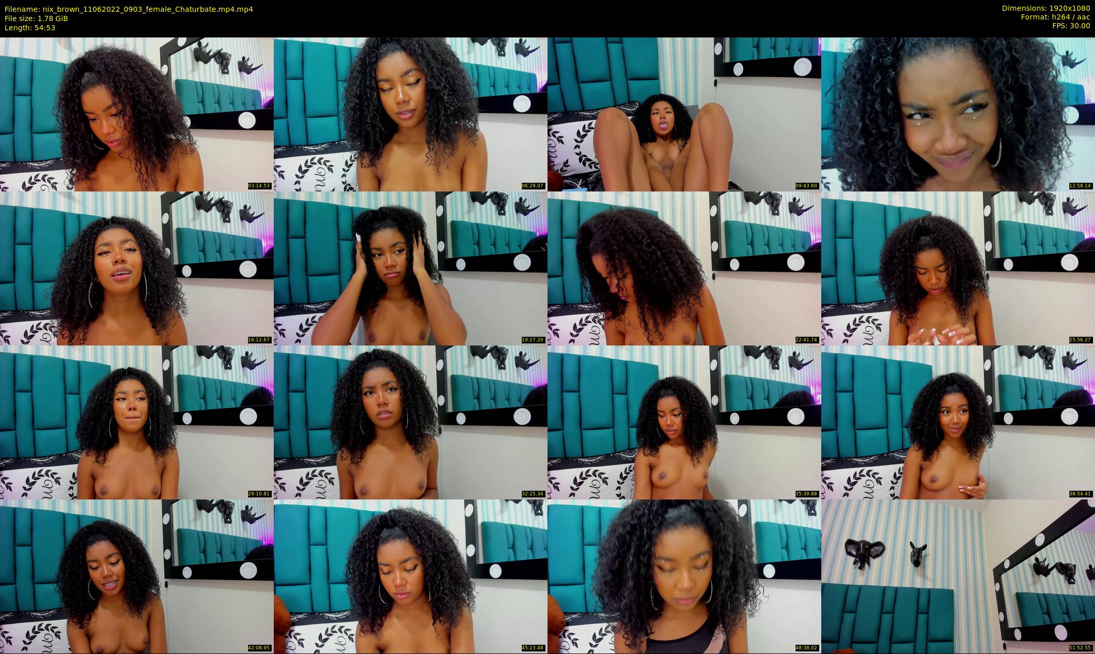 nix_brown — 55 minute Chaturbate female cam show recording, 1080p, Jun 11, 2022
