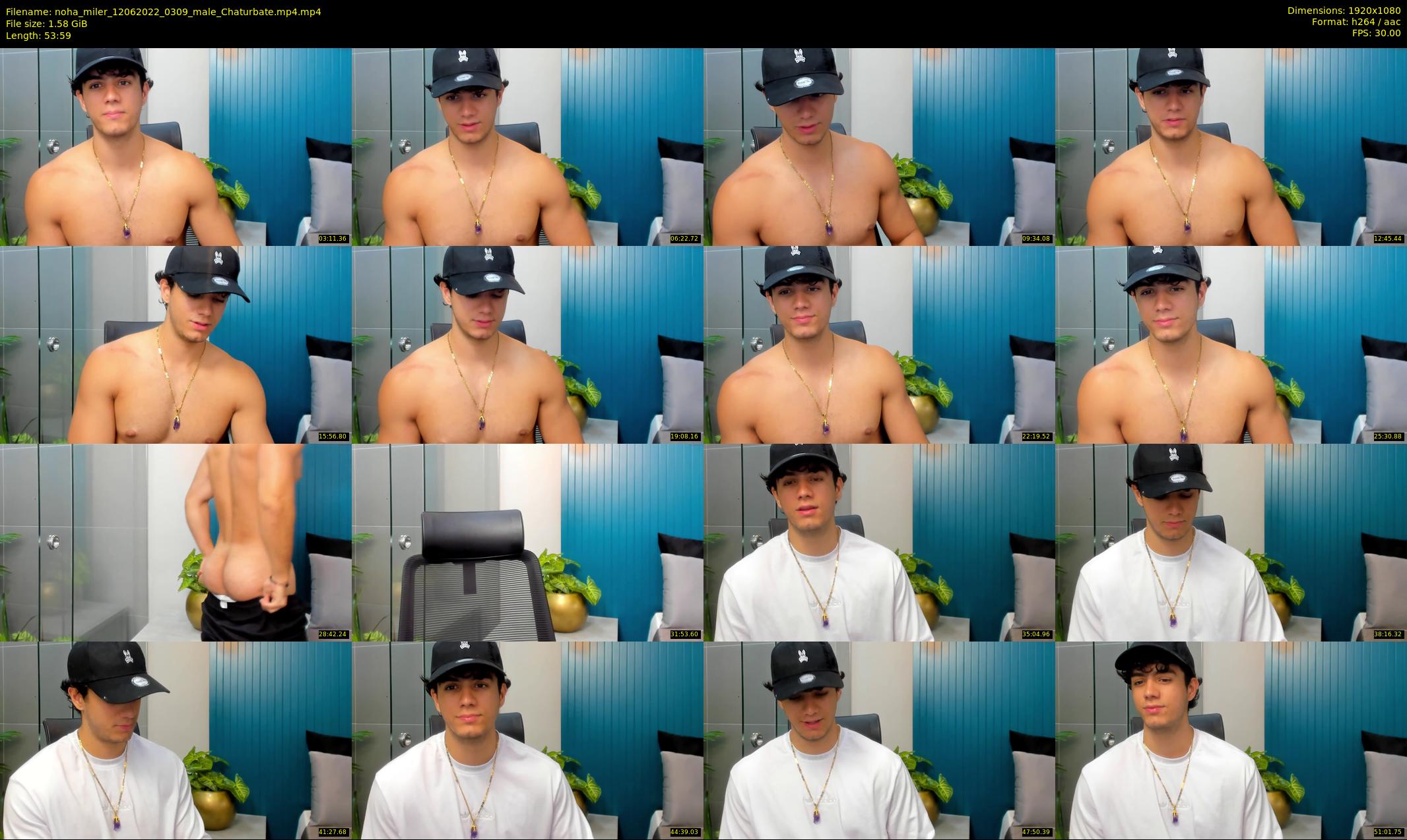 noha_miler — 54 minute Chaturbate male cam show recording, 1080p, Jun 12, 2022