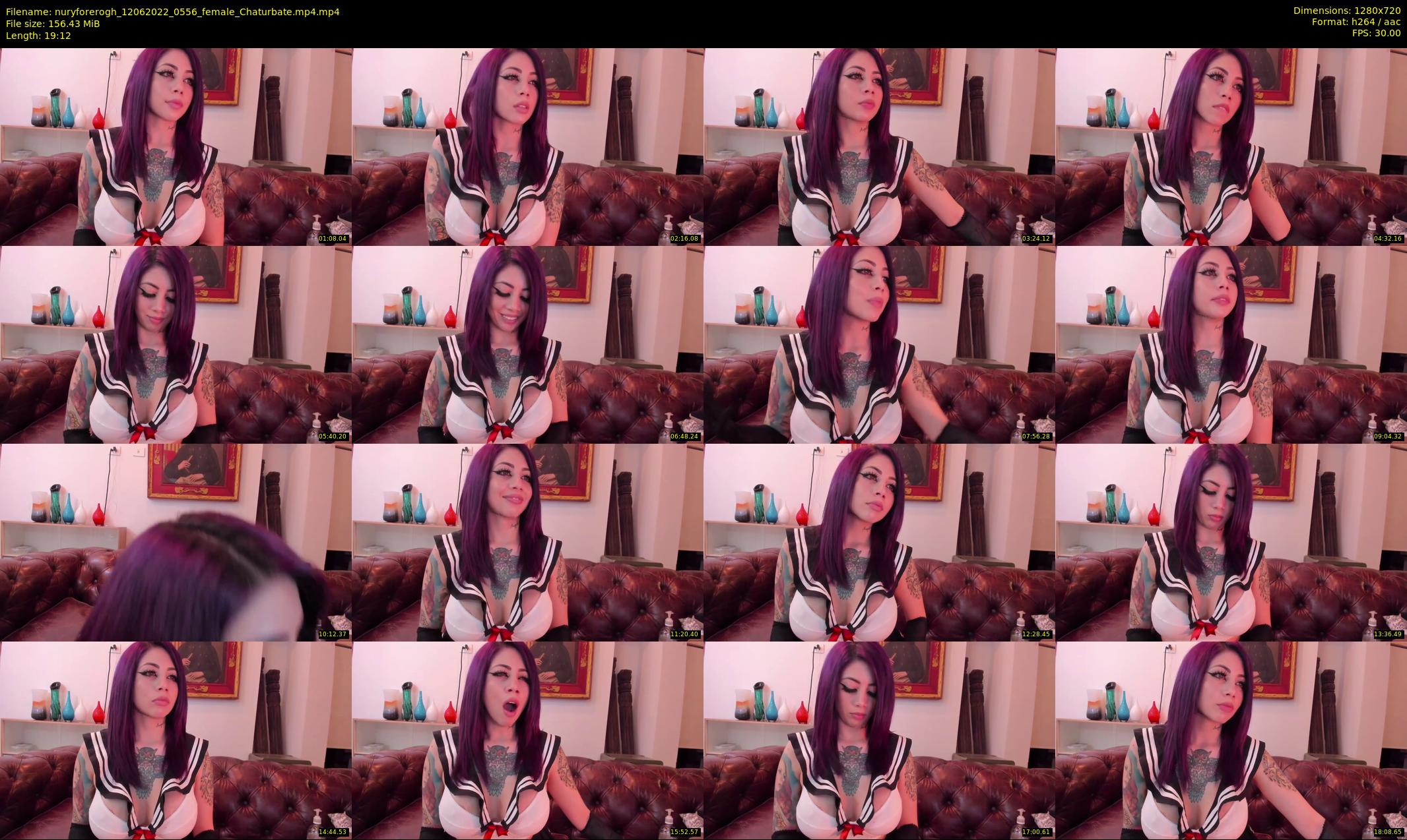 nuryforerogh — 20 minute Chaturbate female cam show recording, 720p, Jun 12, 2022