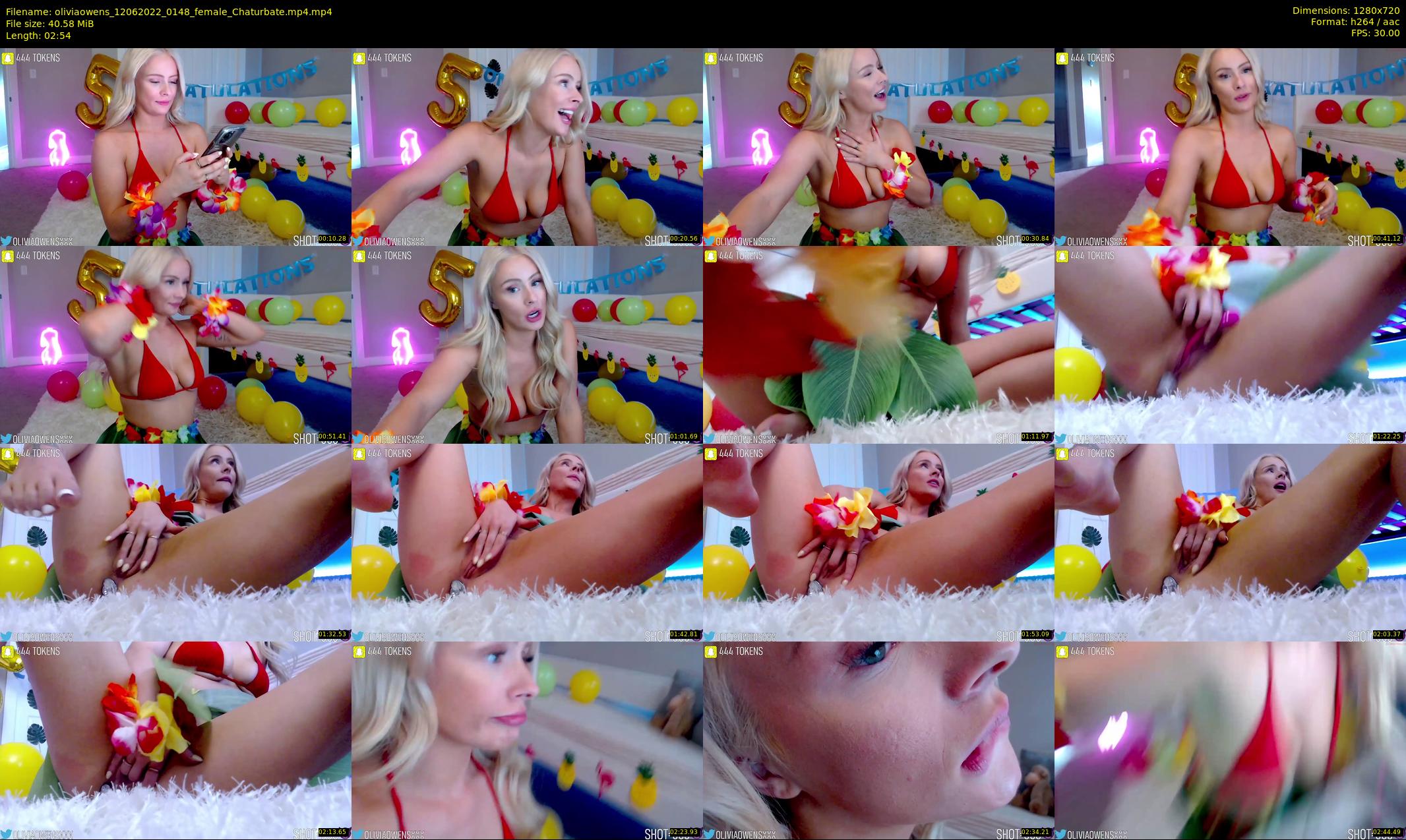 oliviaowens — 3 minute Chaturbate female cam show recording, 720p, Jun 12, 2022