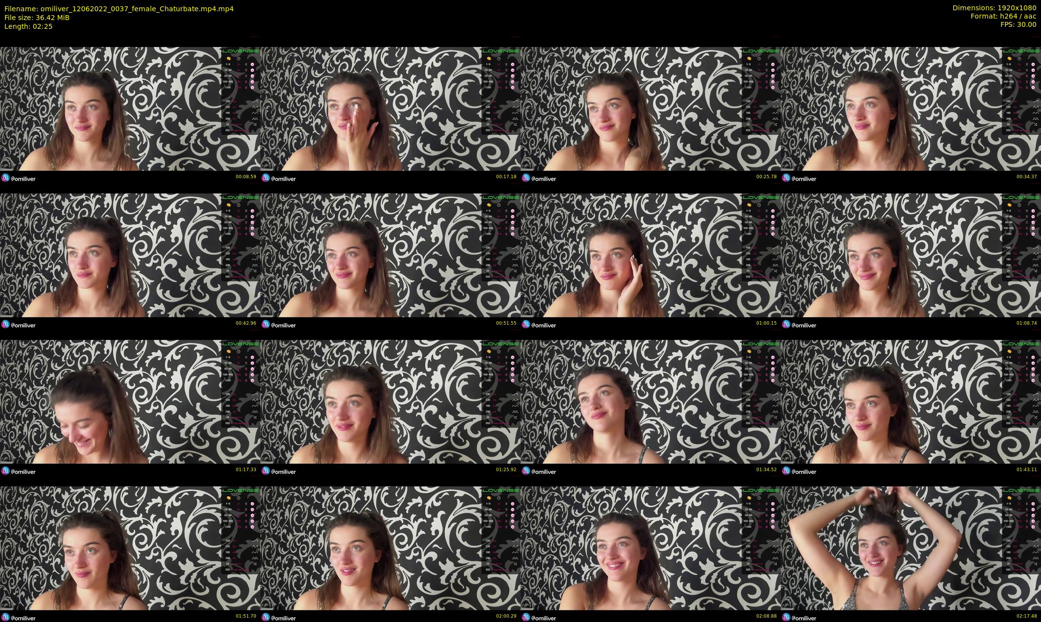 omiliver — 3 minute Chaturbate female cam show recording, 1080p, Jun 12, 2022