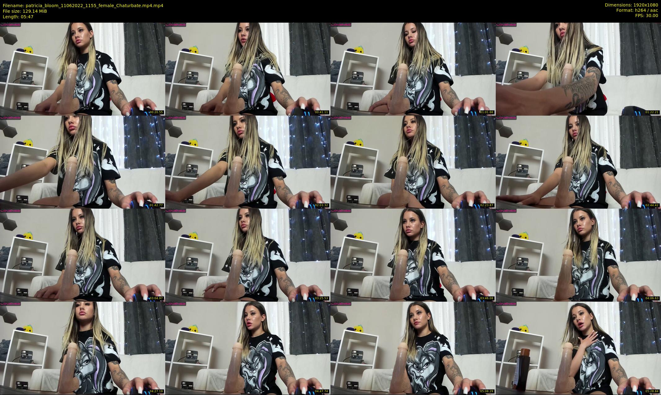 patricia_bloom — 6 minute Chaturbate female cam show recording, 1080p, Jun 11, 2022