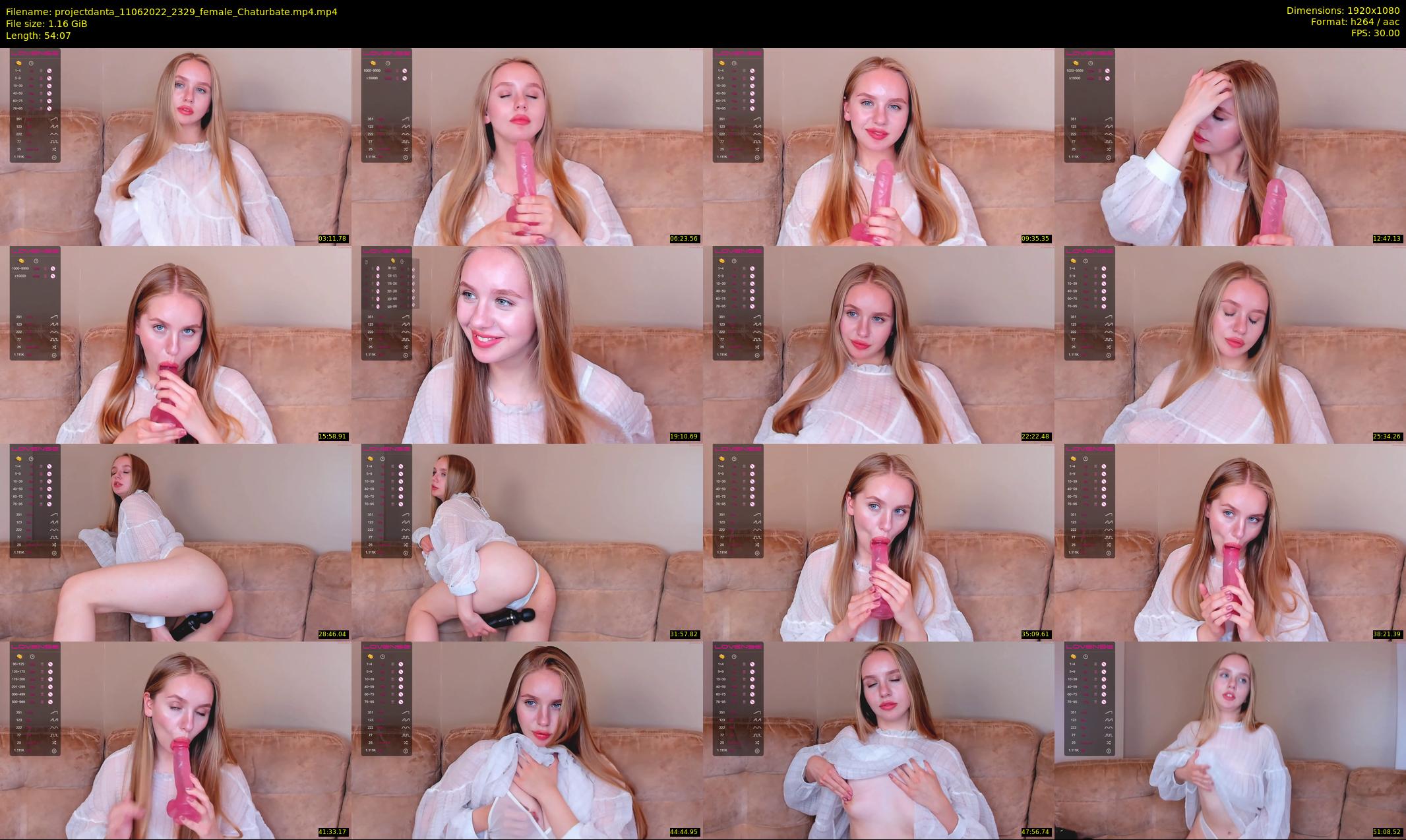 projectdanta — 55 minute Chaturbate female cam show recording, 1080p, Jun 11, 2022