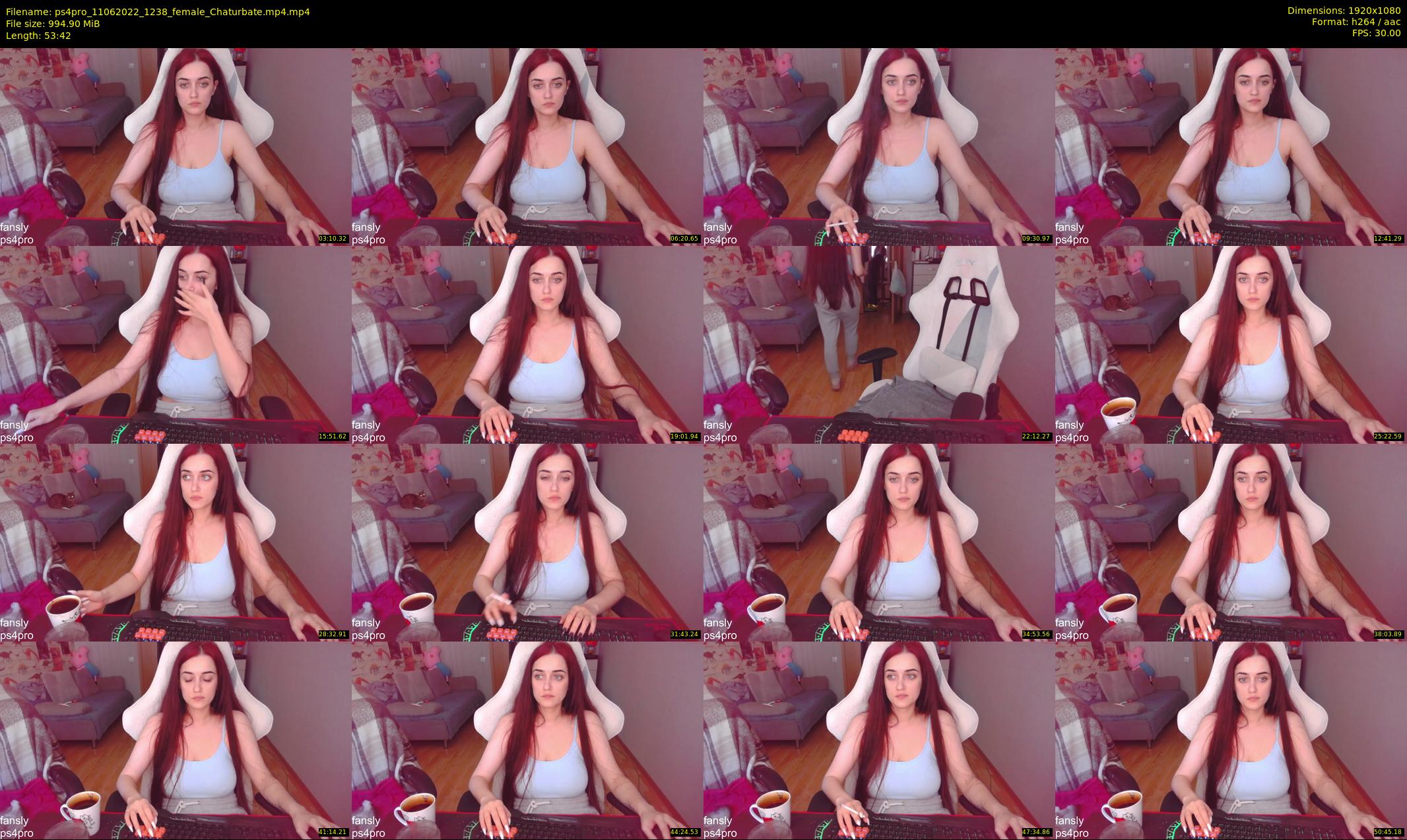 ps4pro — 54 minute Chaturbate female cam show recording, 1080p, Jun 11, 2022