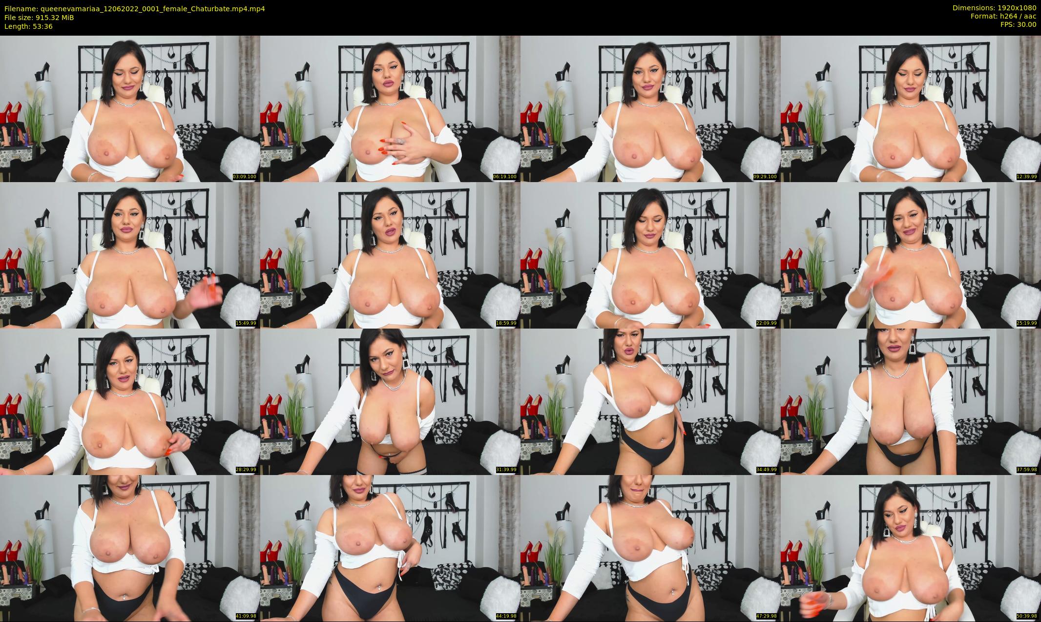 queenevamariaa — 54 minute Chaturbate female cam show recording, 1080p, Jun 12, 2022