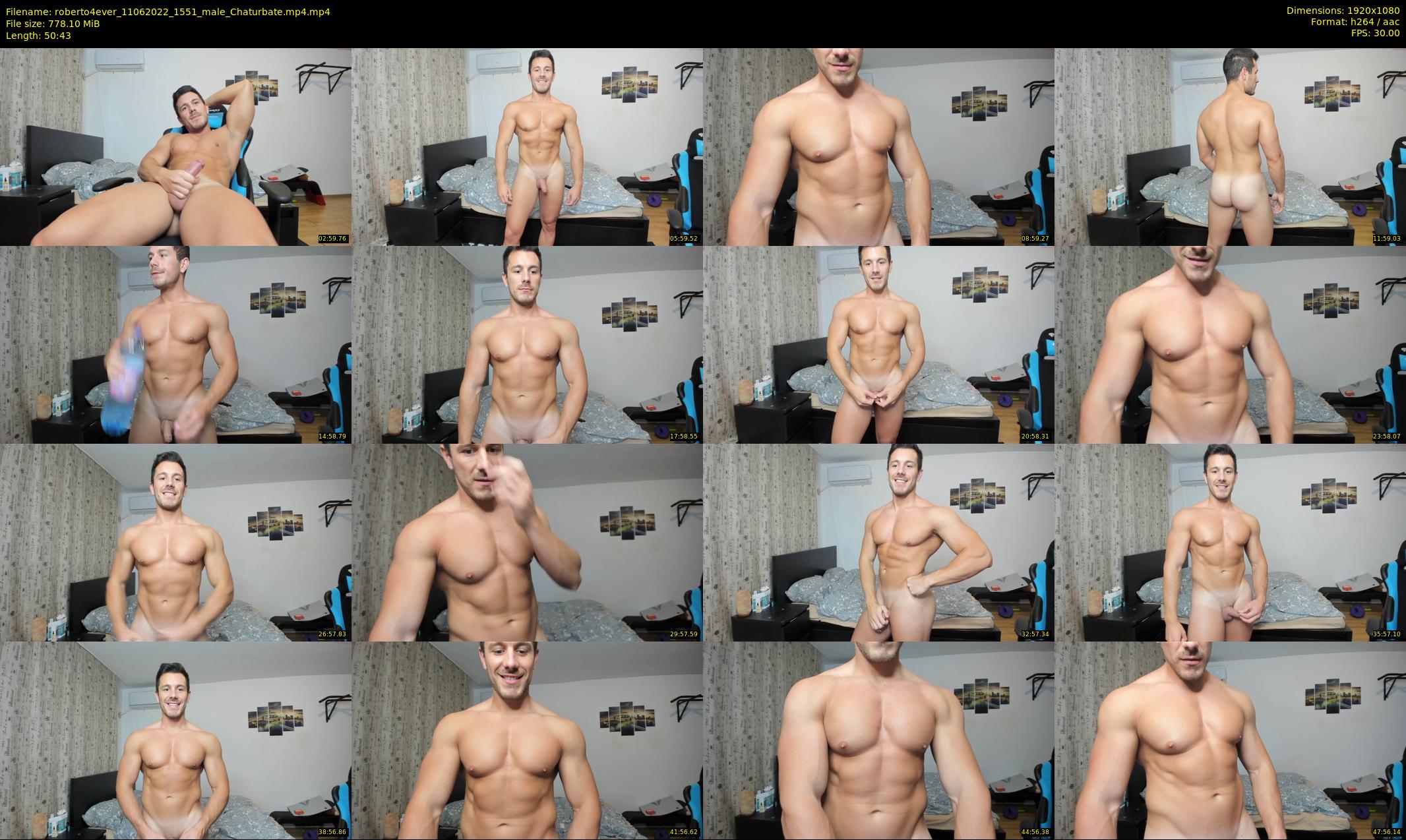 roberto4ever — 51 minute Chaturbate male cam show recording, 1080p, Jun 11, 2022