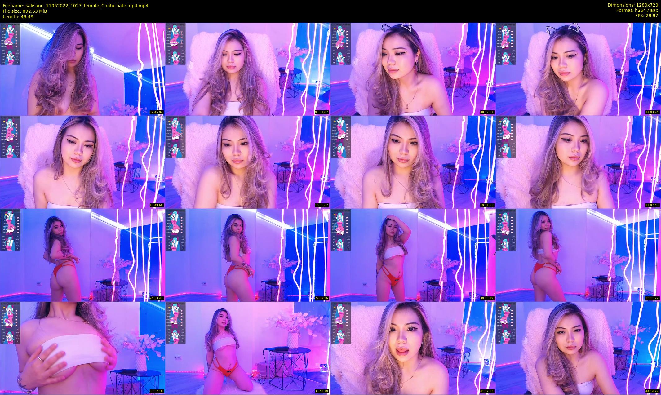 salisuno — 47 minute Chaturbate female cam show recording, 720p, Jun 11, 2022