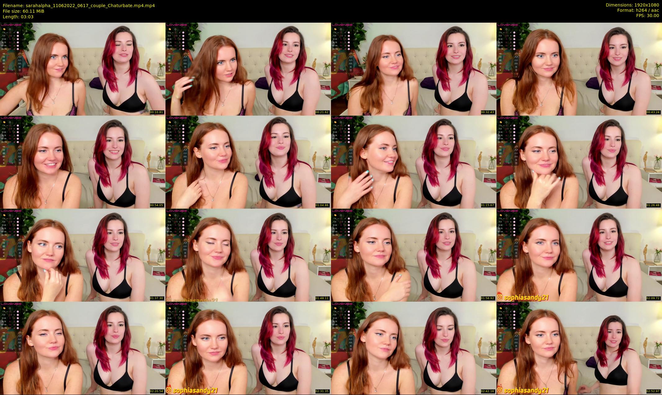 sarahalpha — 4 minute Chaturbate couple cam show recording, 1080p, Jun 11, 2022
