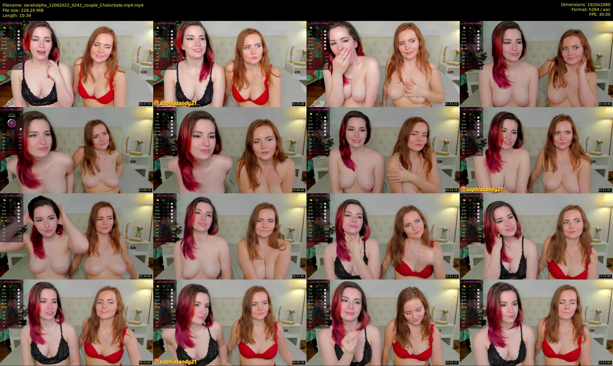 sarahalpha — 11 minute Chaturbate couple cam show recording, 1080p, Jun 12, 2022
