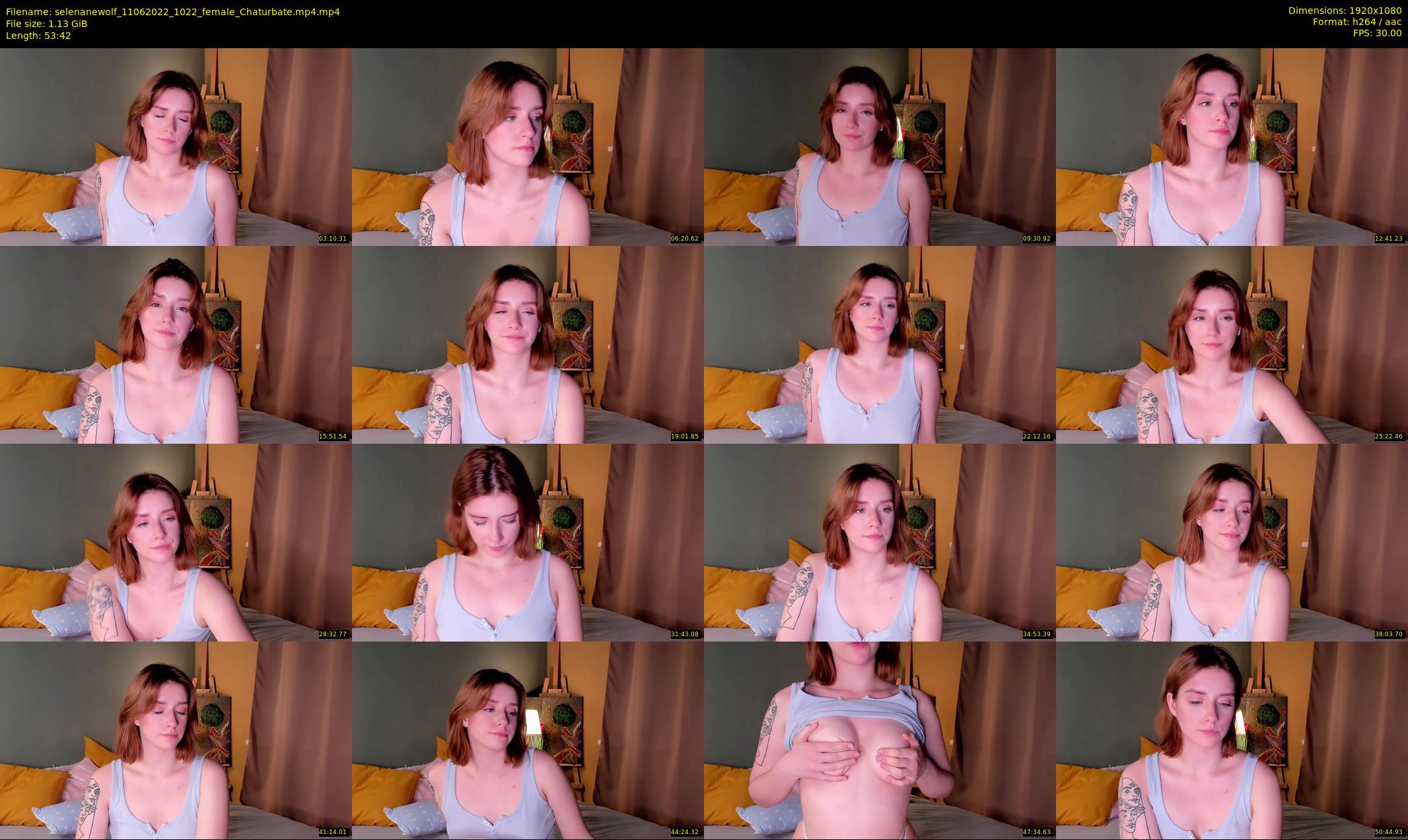 selenanewolf — 54 minute Chaturbate couple cam show recording, 1080p, Jun 11, 2022