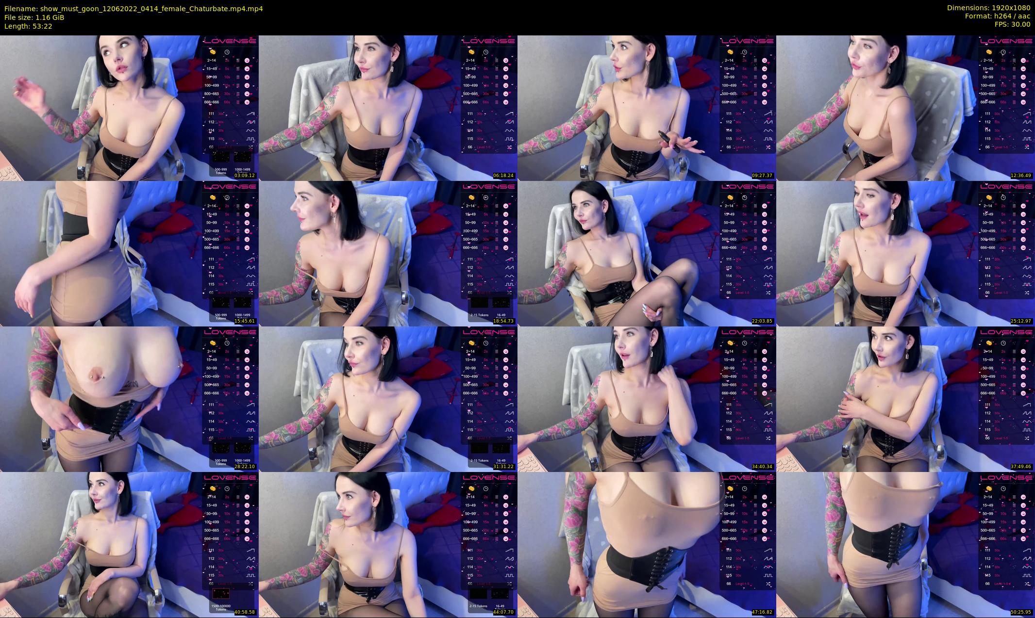 show_must_goon — 54 minute Chaturbate female cam show recording, 1080p, Jun 12, 2022