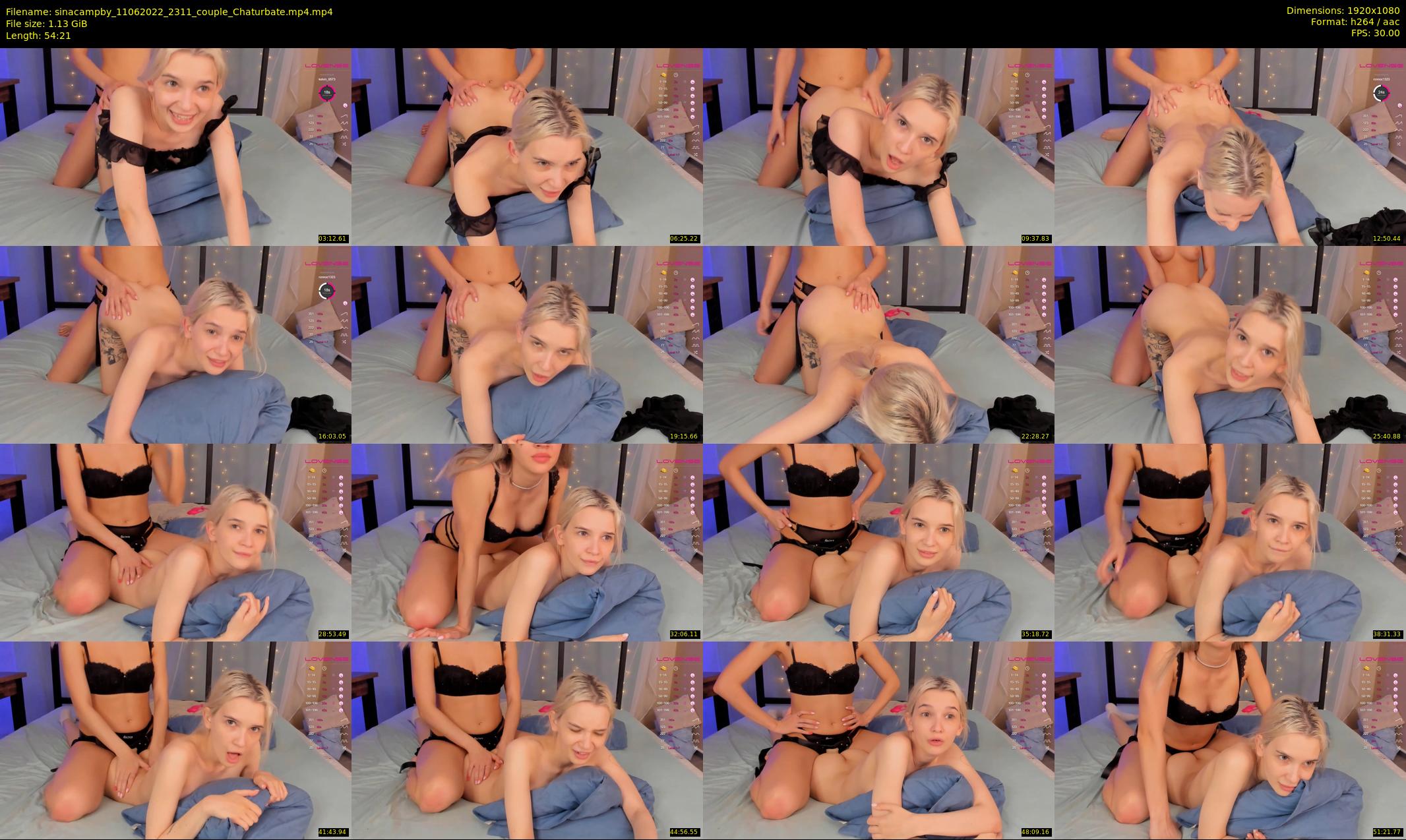 sinacampby — 55 minute Chaturbate couple cam show recording, 1080p, Jun 11, 2022