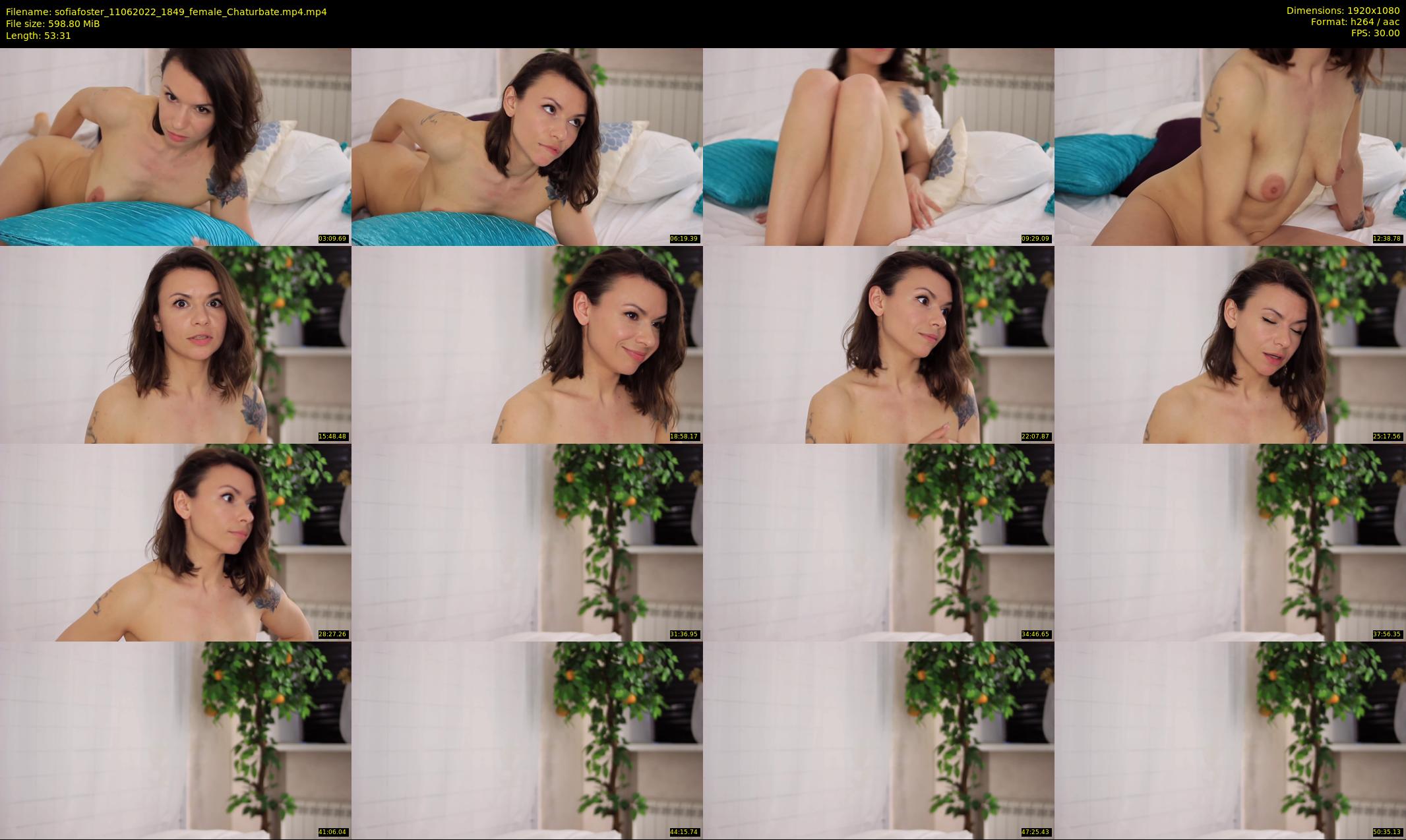 sofiafoster — 54 minute Chaturbate female cam show recording, 1080p, Jun 11, 2022
