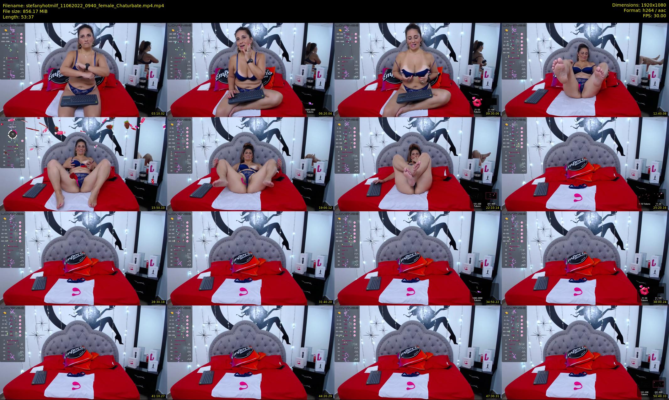 stefanyhotmilf — 54 minute Chaturbate female cam show recording, 1080p, Jun 11, 2022