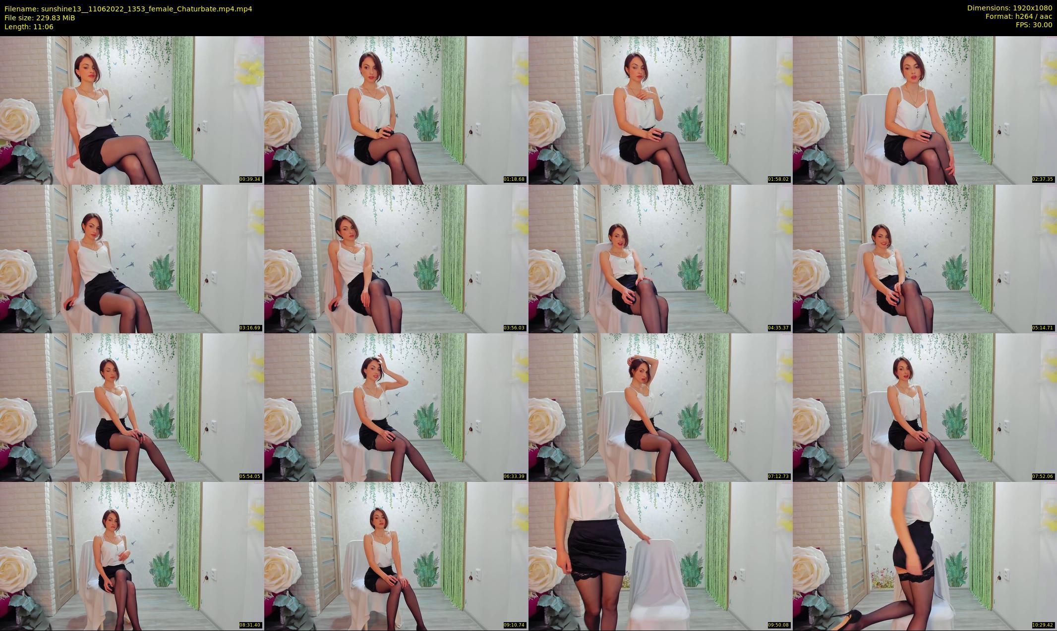sunshine13_ — 12 minute Chaturbate female cam show recording, 1080p, Jun 11, 2022