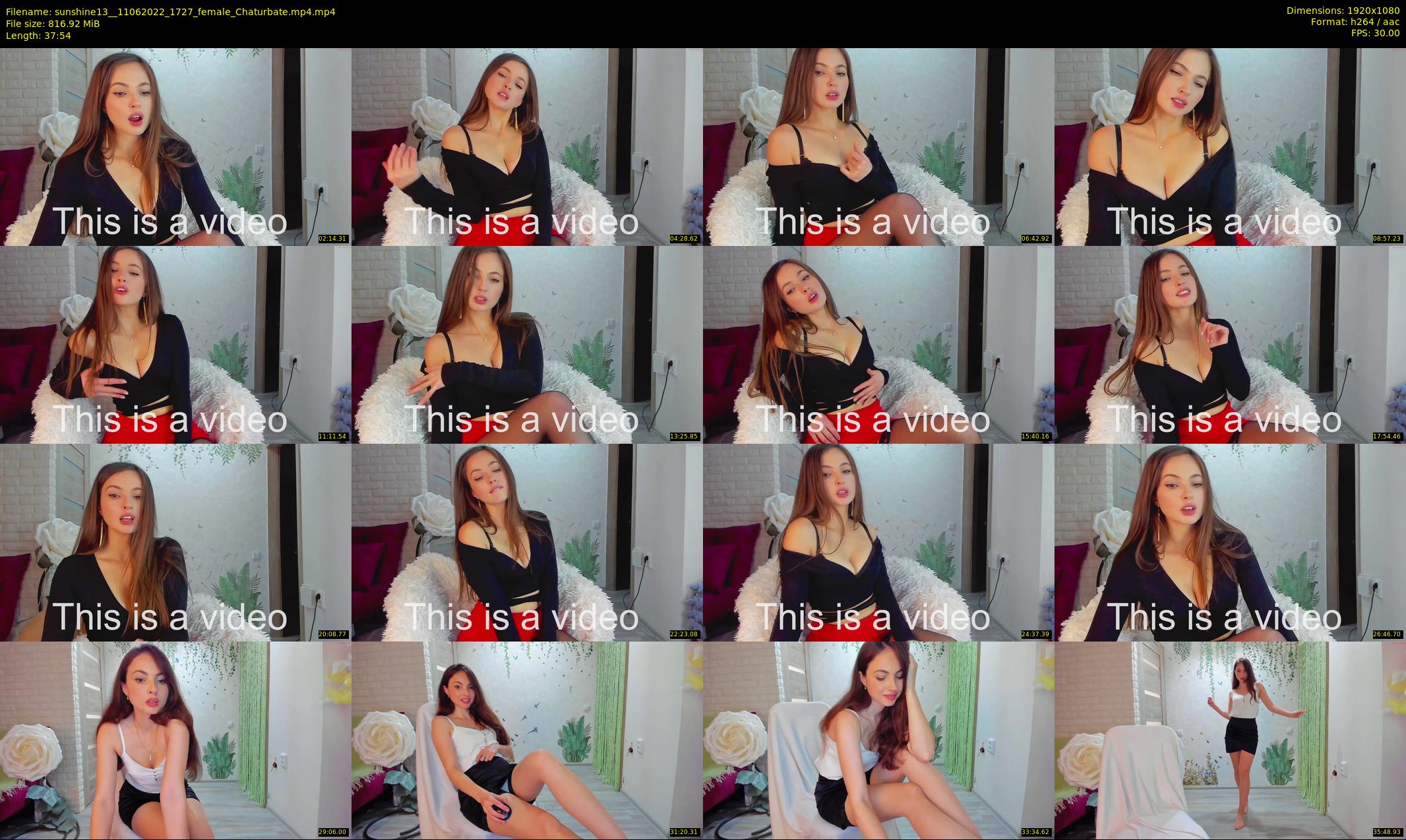 sunshine13_ — 38 minute Chaturbate female cam show recording, 1080p, Jun 11, 2022