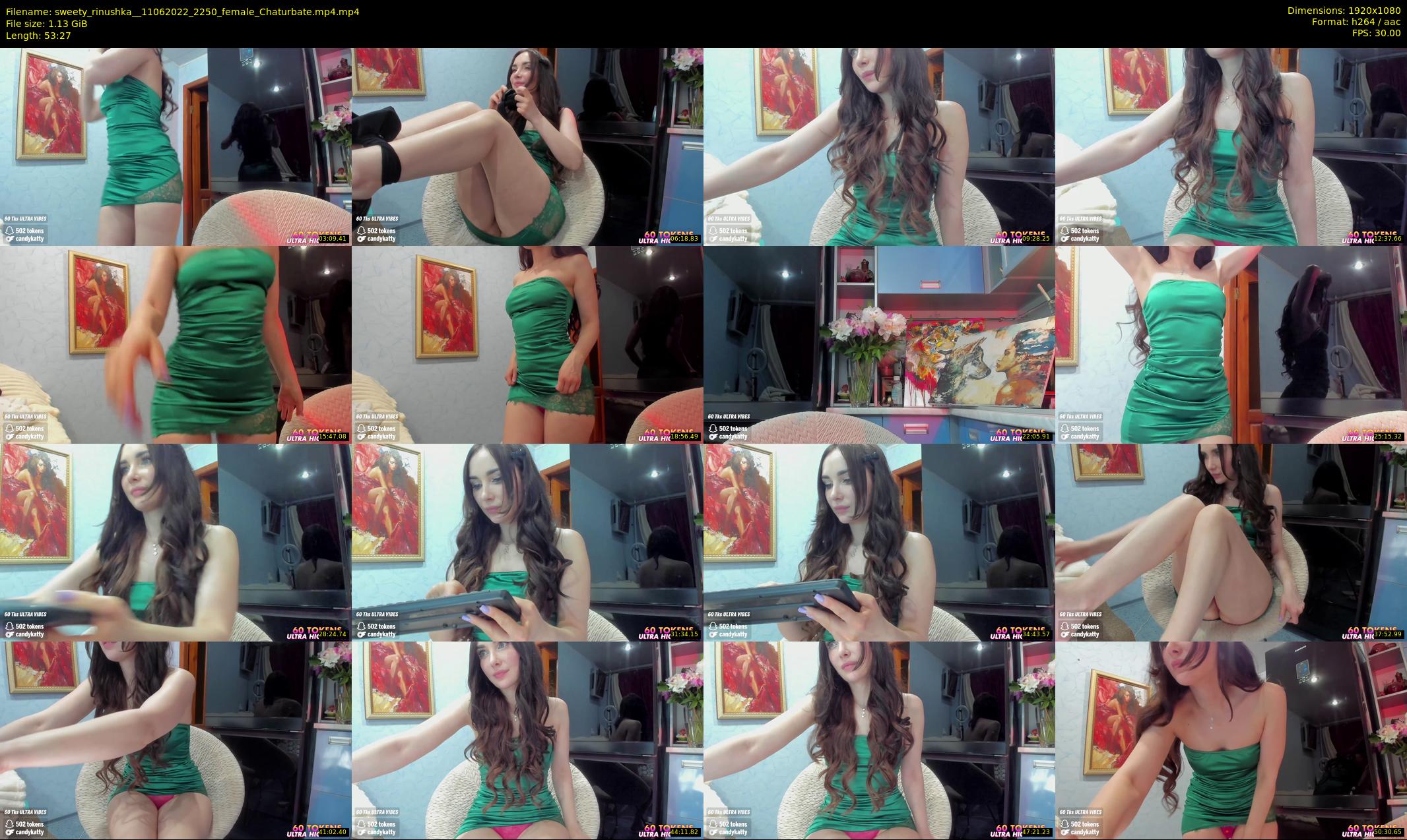 sweety_rinushka_ — 54 minute Chaturbate female cam show recording, 1080p, Jun 11, 2022