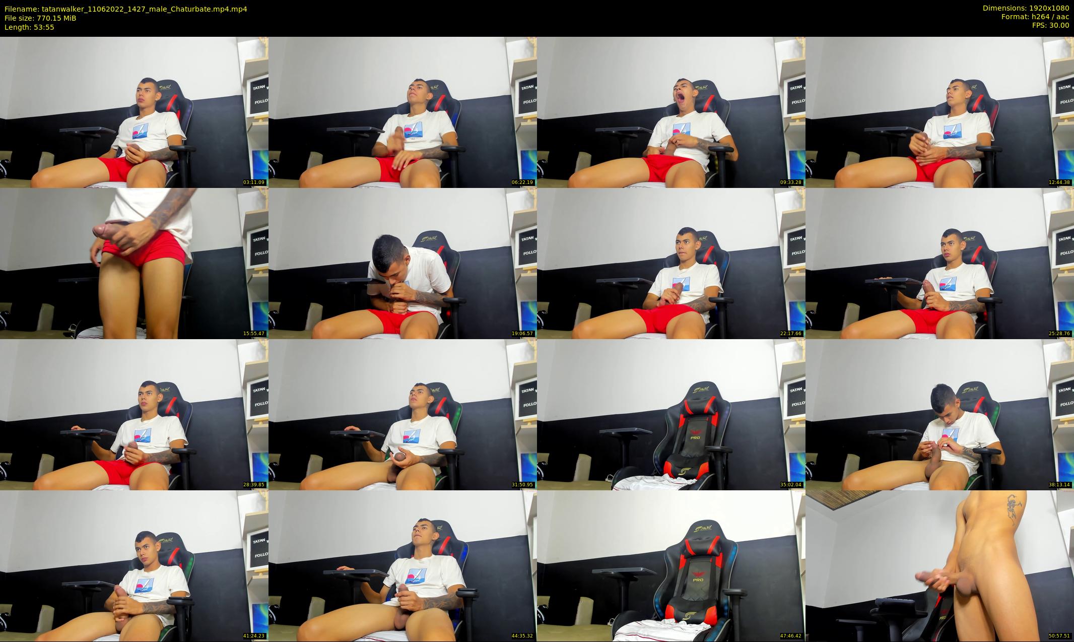 tatanwalker — 54 minute Chaturbate male cam show recording, 1080p, Jun 11, 2022