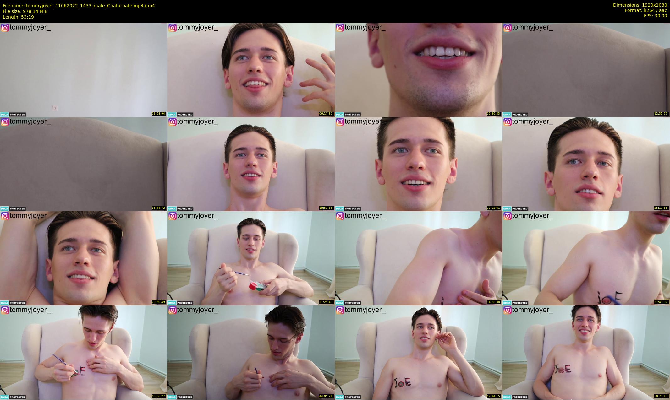 tommyjoyer — 54 minute Chaturbate male cam show recording, 1080p, Jun 11, 2022