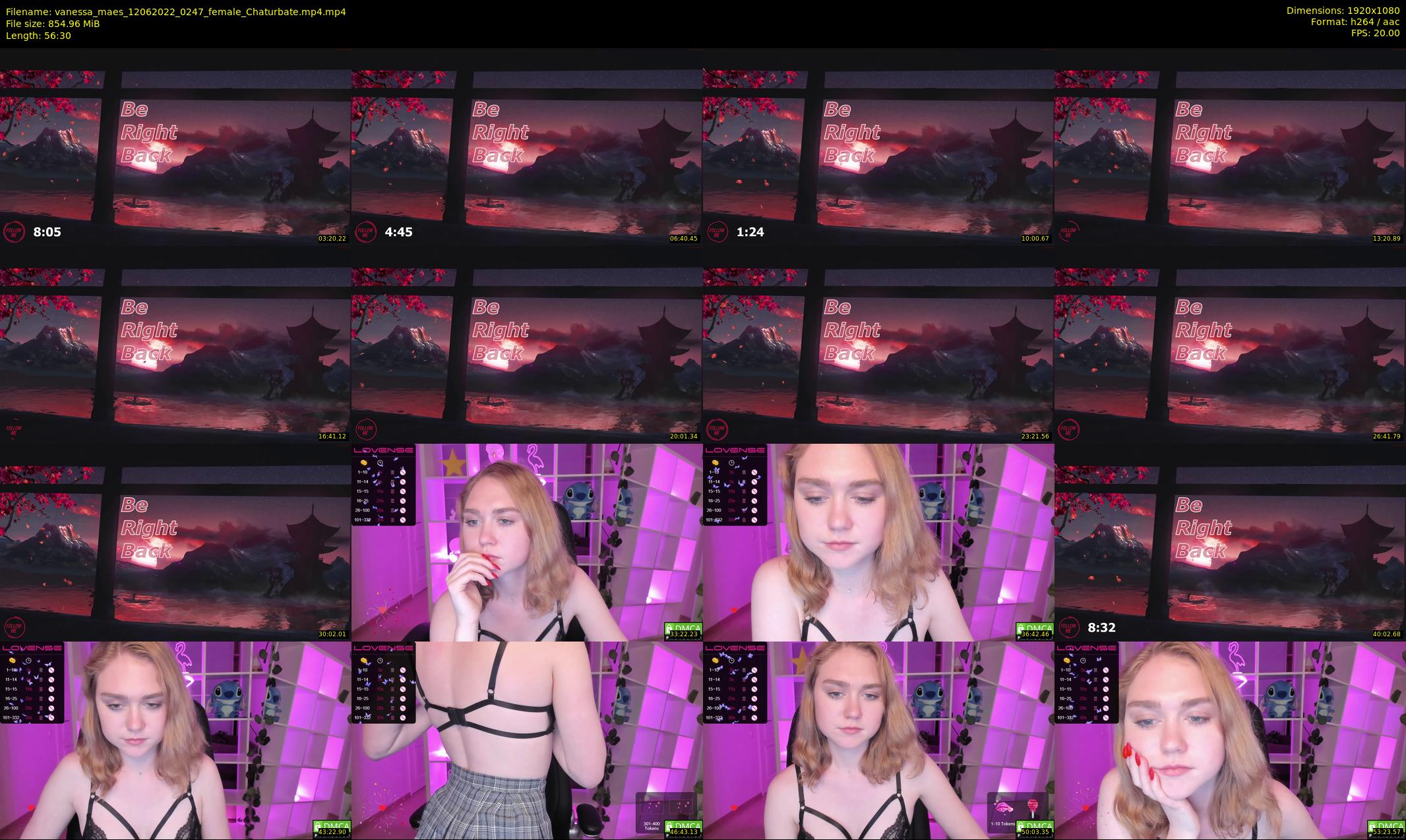 vanessa_maes — 57 minute Chaturbate female cam show recording, 1080p, Jun 12, 2022