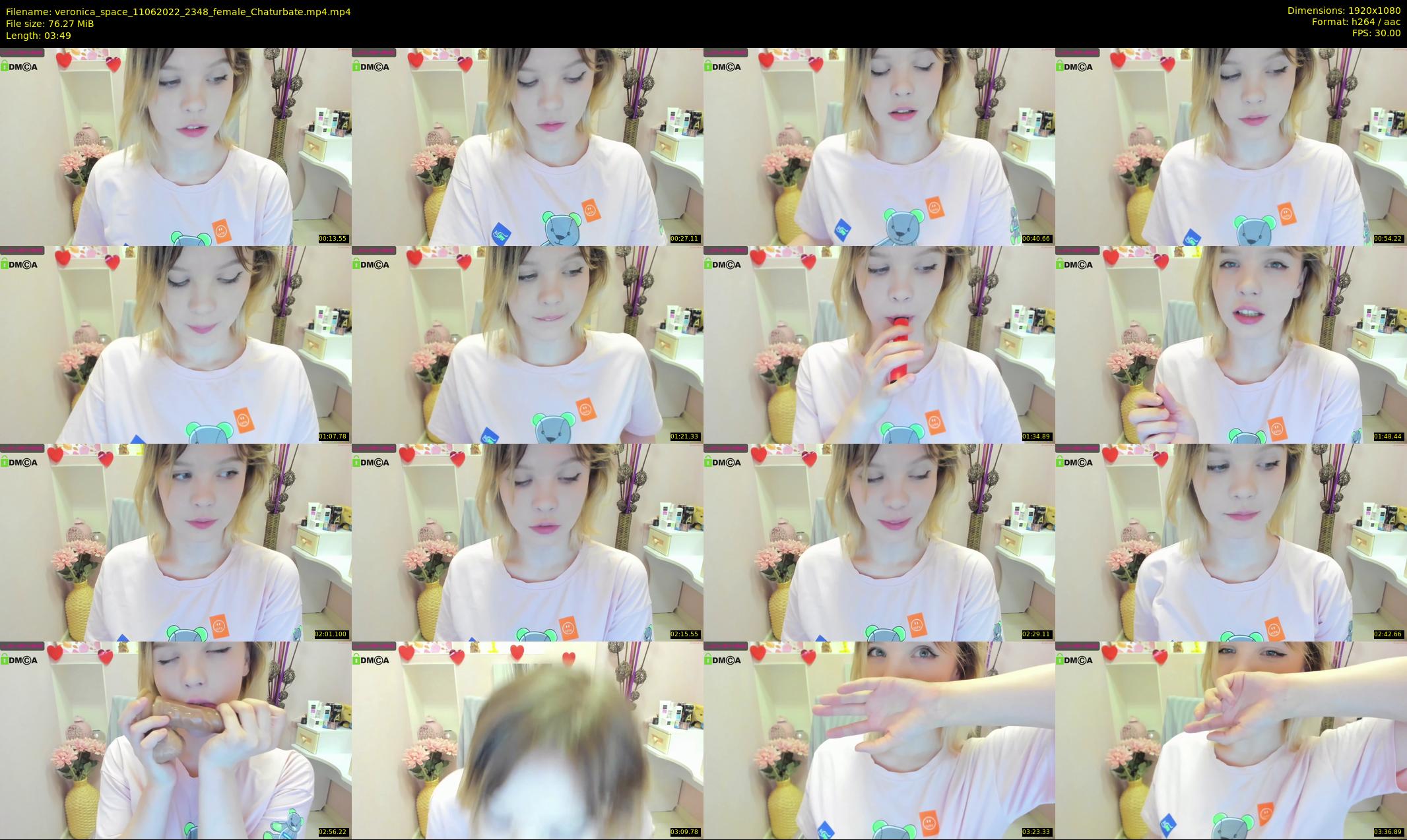 veronica_space — 4 minute Chaturbate female cam show recording, 1080p, Jun 11, 2022