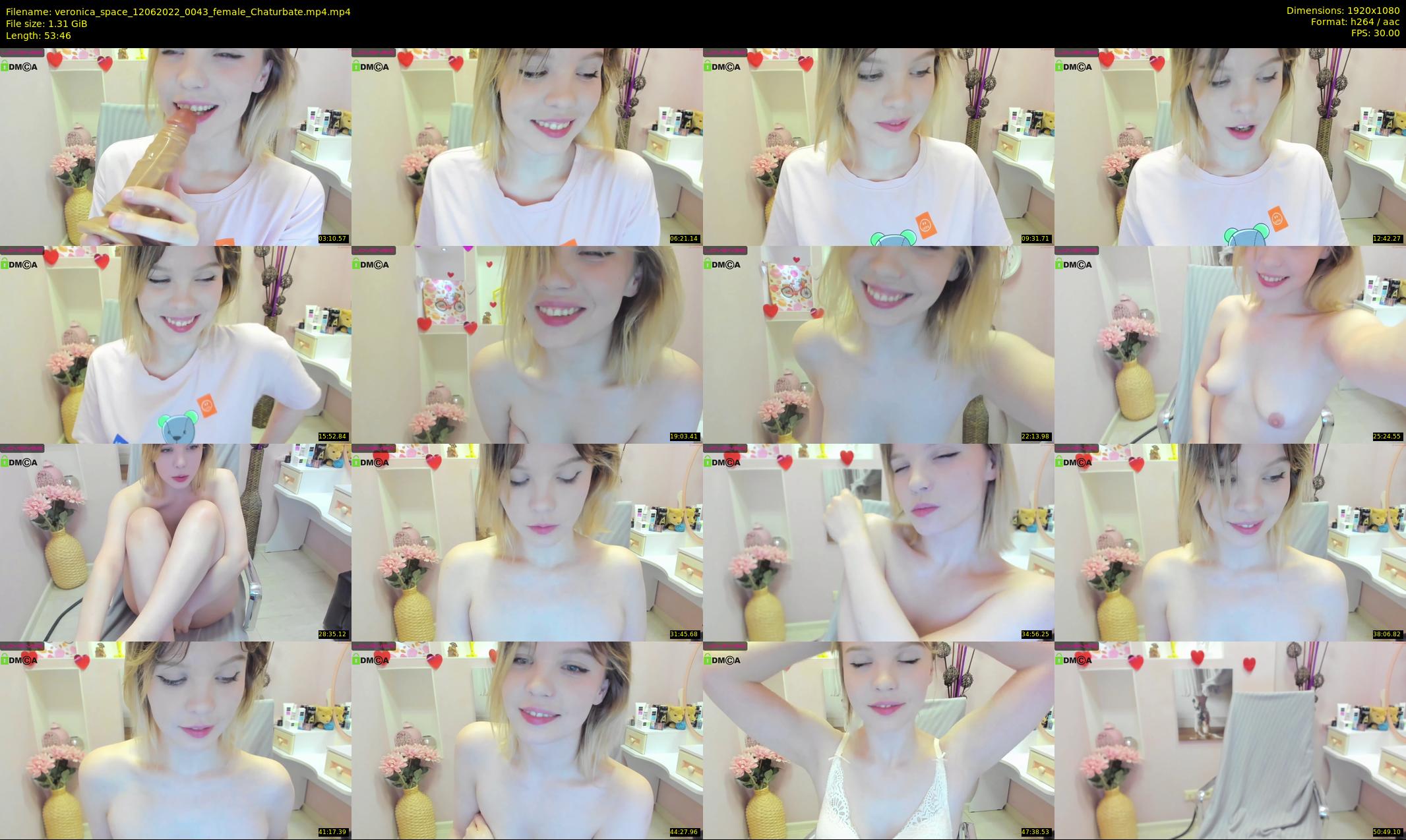 veronica_space — 54 minute Chaturbate female cam show recording, 1080p, Jun 12, 2022