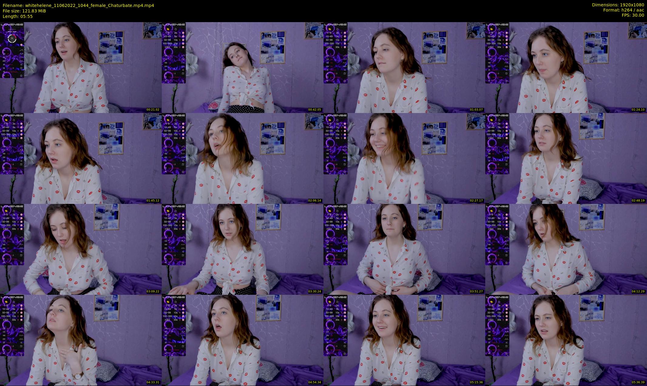 whitehelene — 6 minute Chaturbate female cam show recording, 1080p, Jun 11, 2022