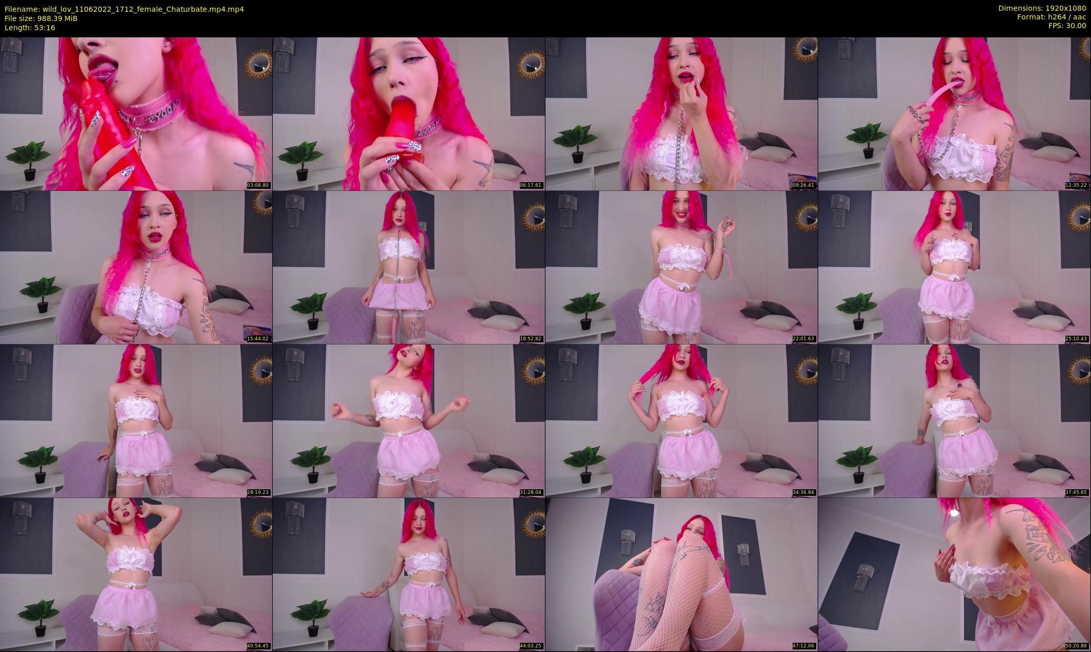 wild_lov — 54 minute Chaturbate female cam show recording, 1080p, Jun 11, 2022