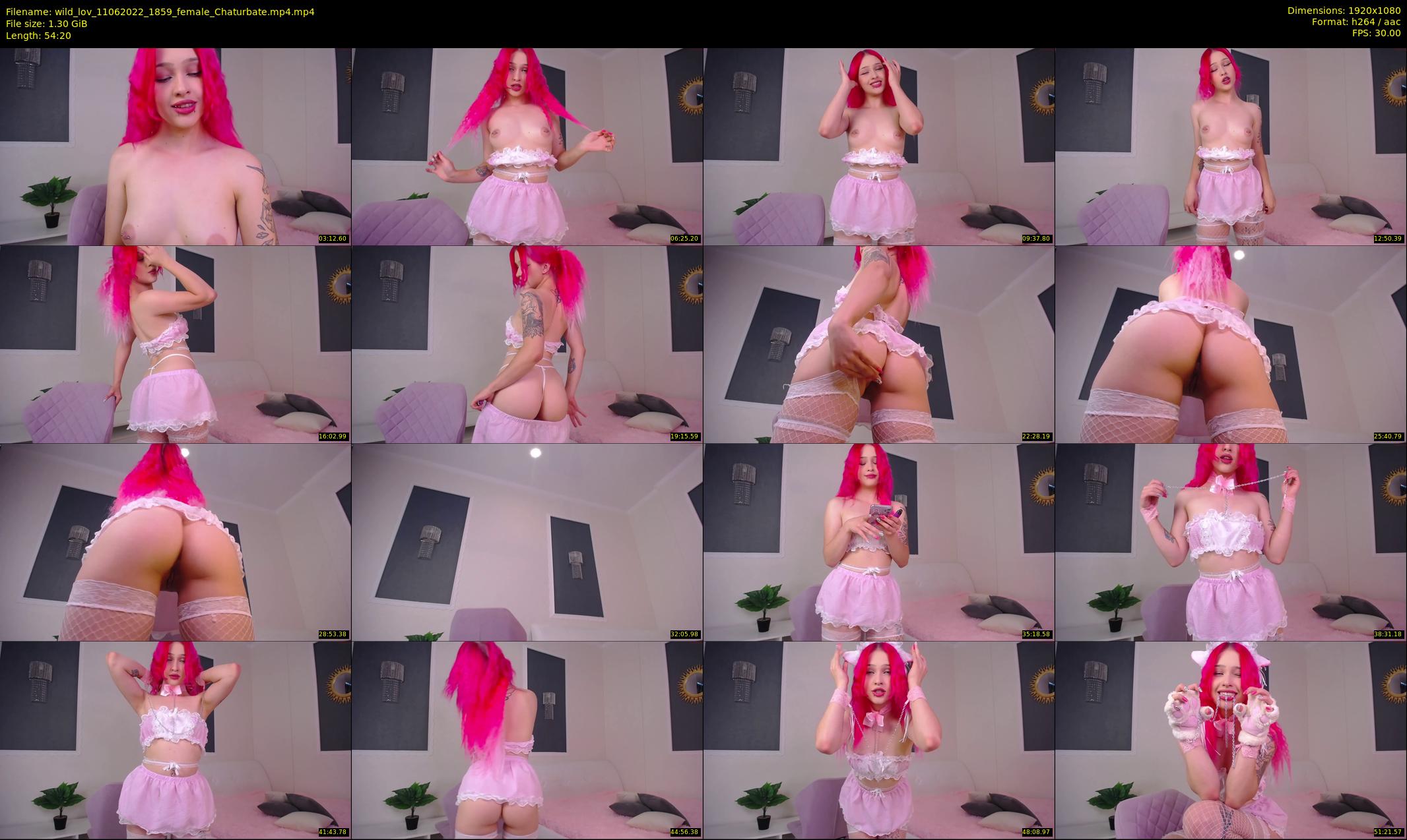 wild_lov — 55 minute Chaturbate female cam show recording, 1080p, Jun 11, 2022