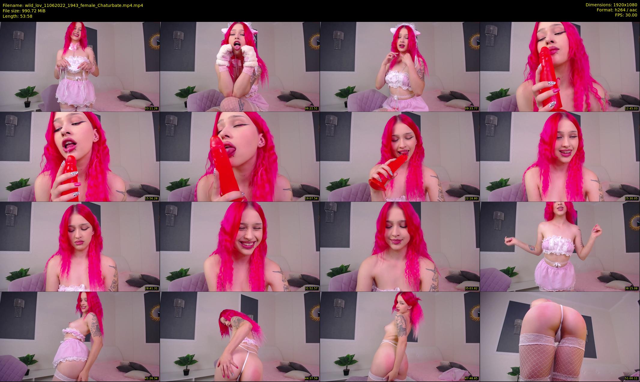 wild_lov — 54 minute Chaturbate female cam show recording, 1080p, Jun 11, 2022