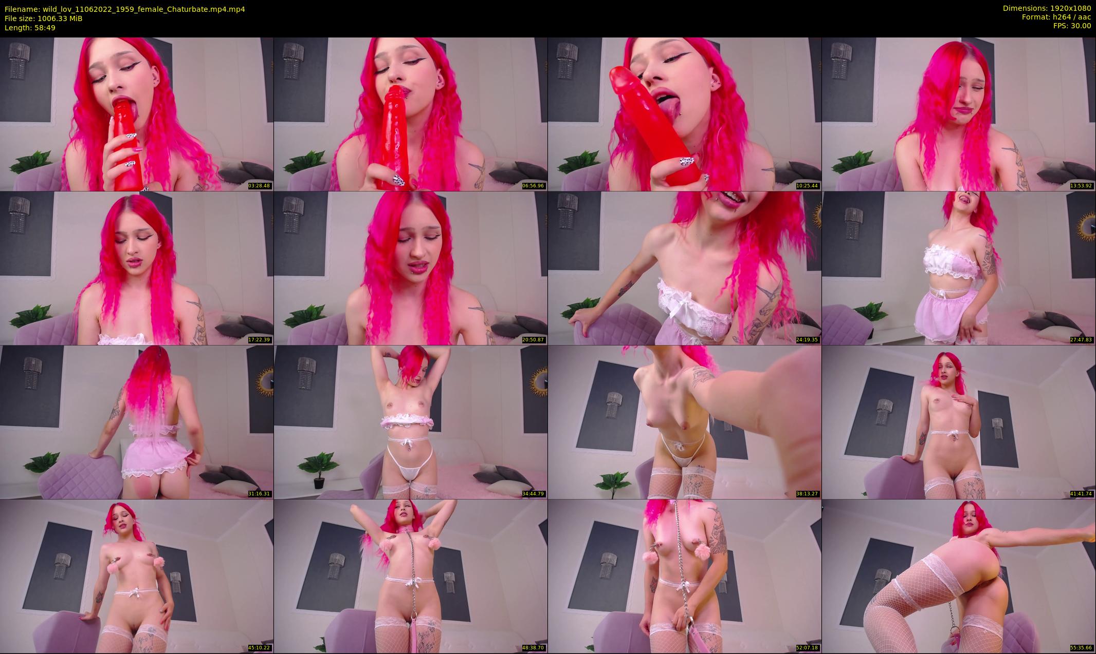 wild_lov — 59 minute Chaturbate female cam show recording, 1080p, Jun 11, 2022