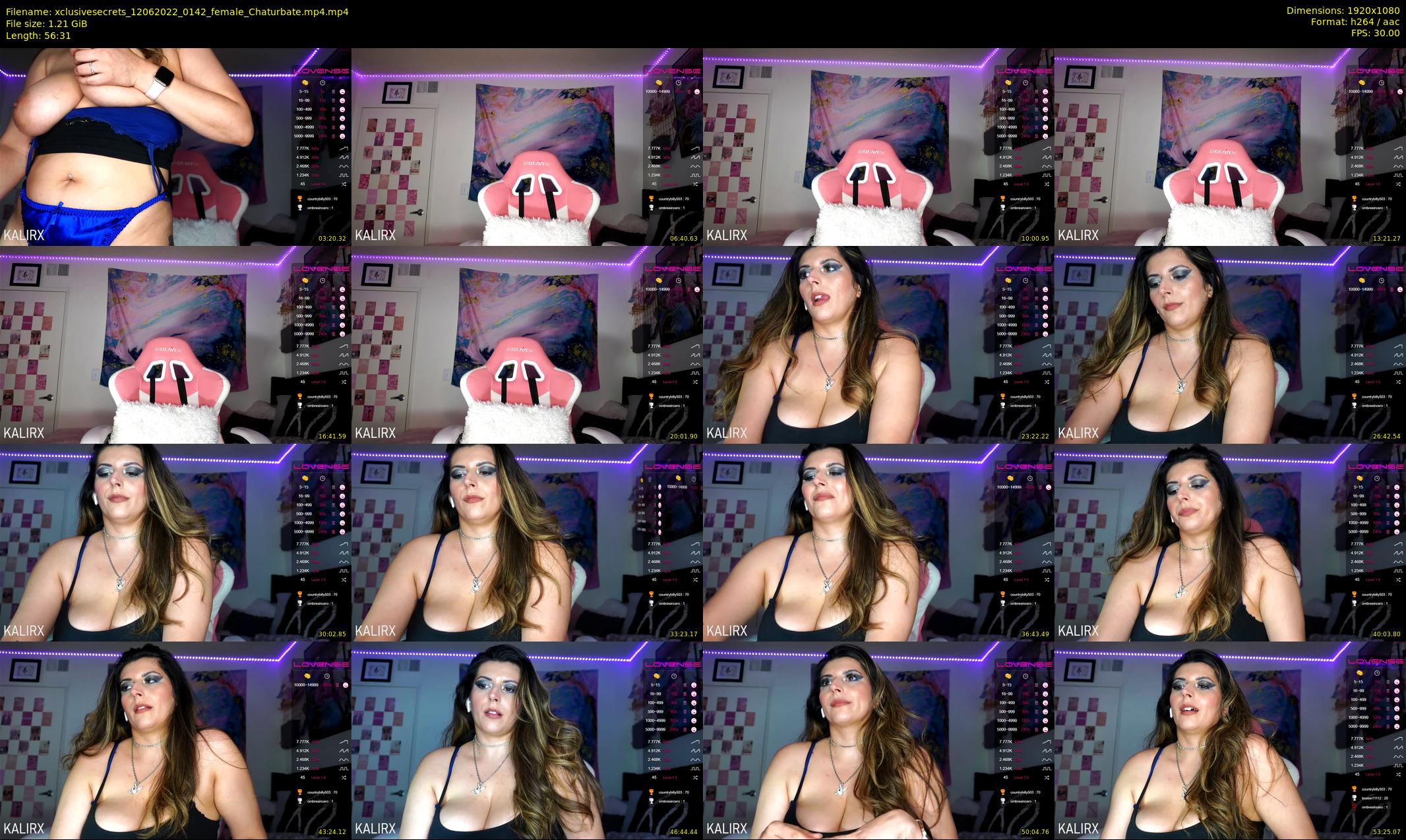 xclusivesecrets — 57 minute Chaturbate female cam show recording, 1080p, Jun 12, 2022