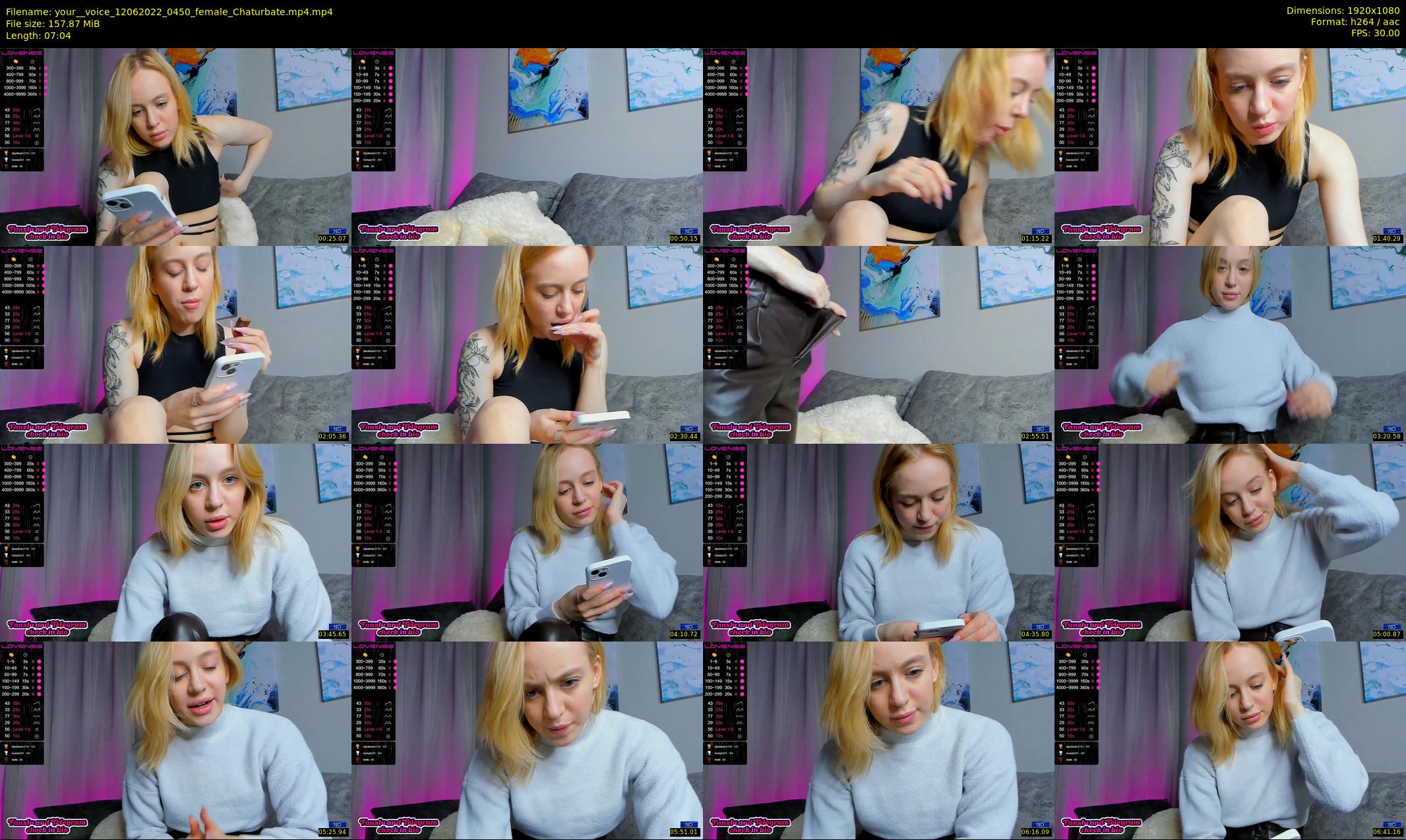 your__voice — 8 minute Chaturbate female cam show recording, 1080p, Jun 12, 2022
