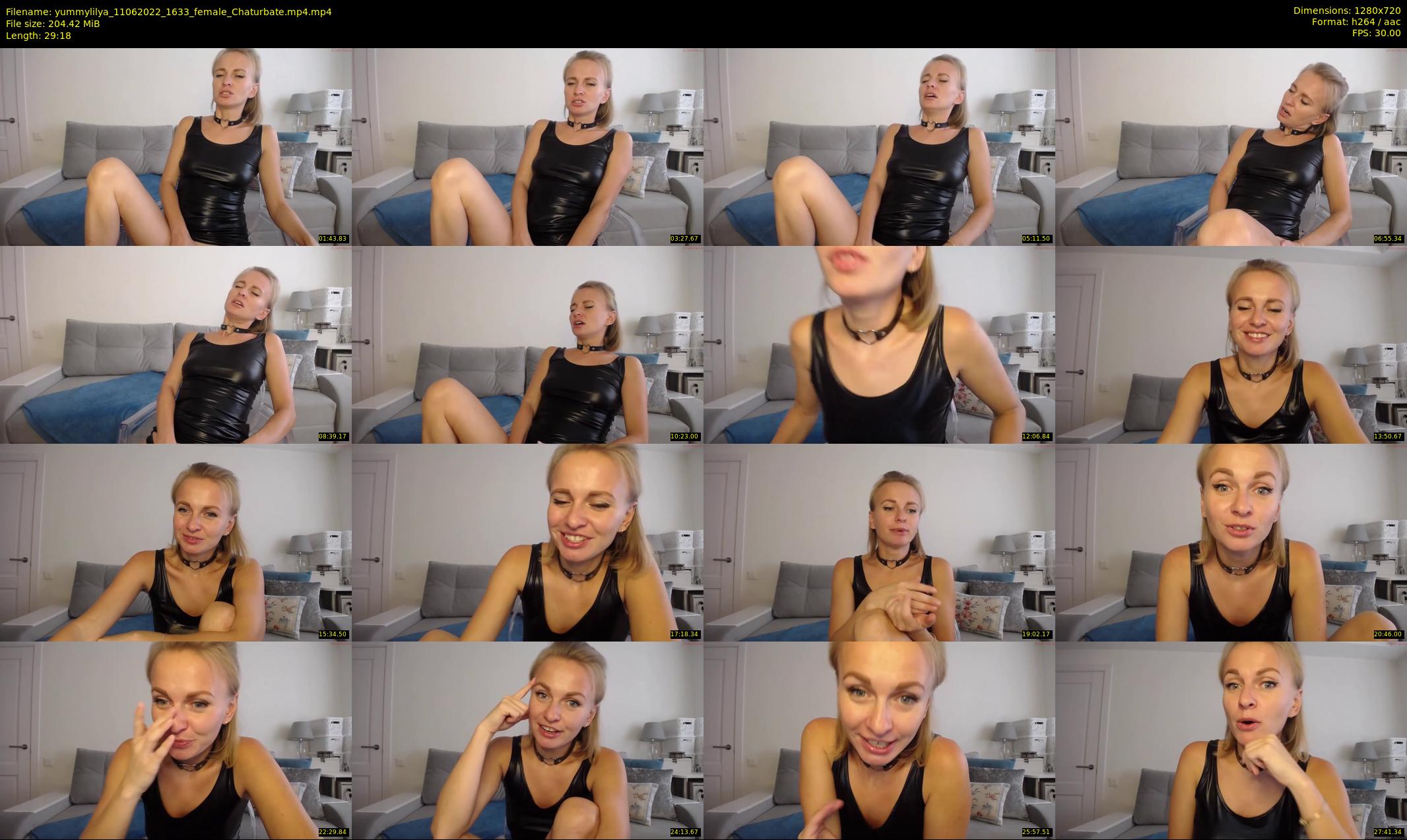 yummylilya — 30 minute Chaturbate female cam show recording, 720p, Jun 11, 2022