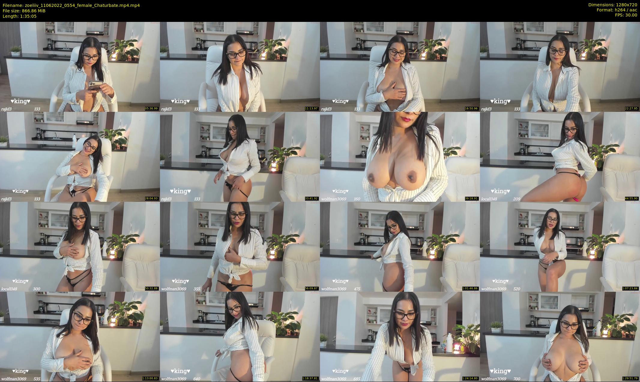 zoeliiv — 96 minute Chaturbate female cam show recording, 720p, Jun 11, 2022