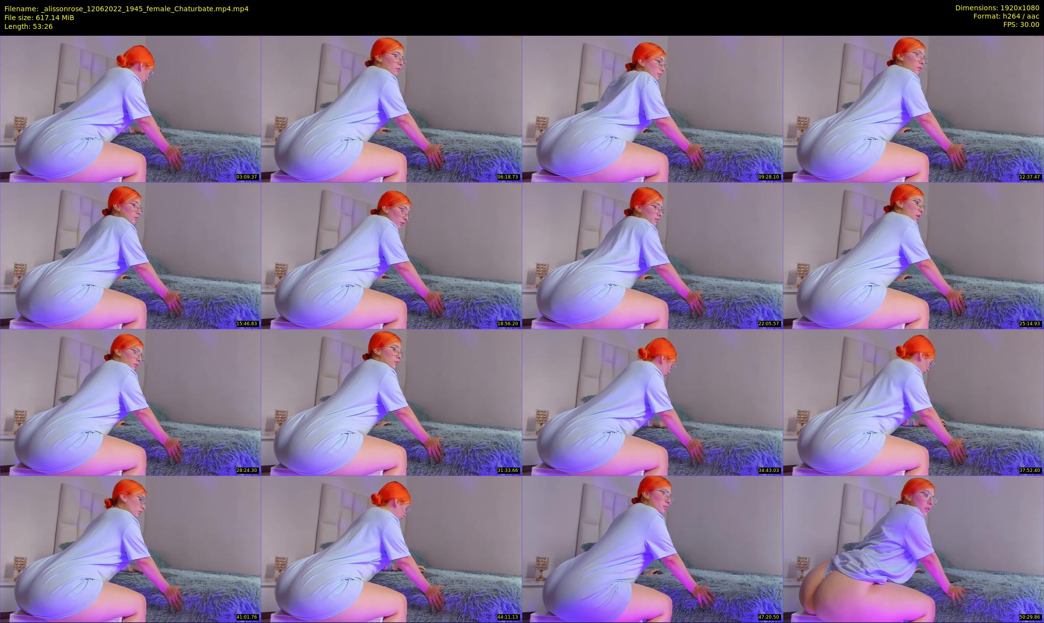 _alissonrose — 54 minute Chaturbate female cam show recording, 1080p, Jun 12, 2022