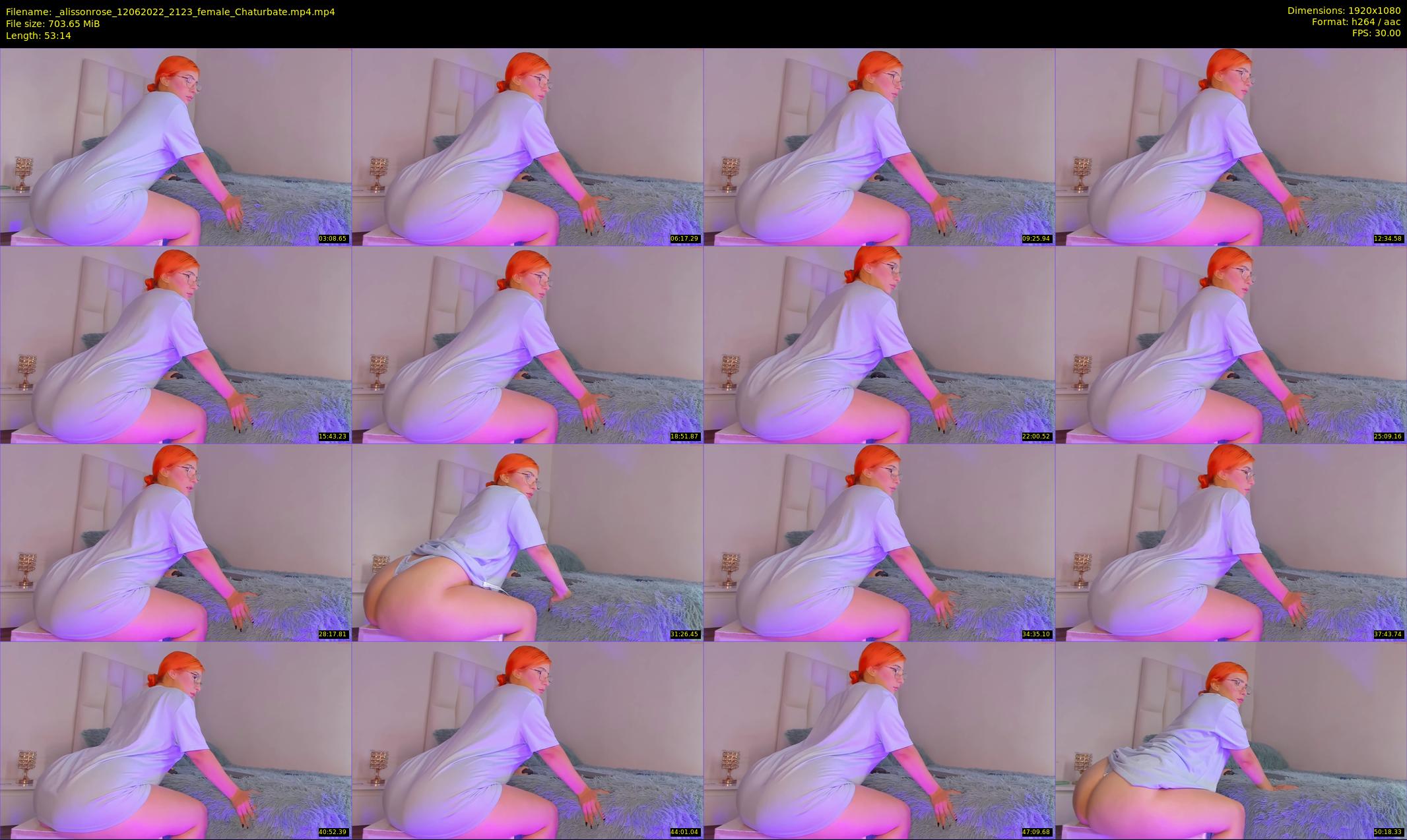 _alissonrose — 54 minute Chaturbate female cam show recording, 1080p, Jun 12, 2022