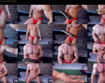 adam_muscle_ — 54 minute Chaturbate male cam show recording, 1080p, Jun 12, 2022