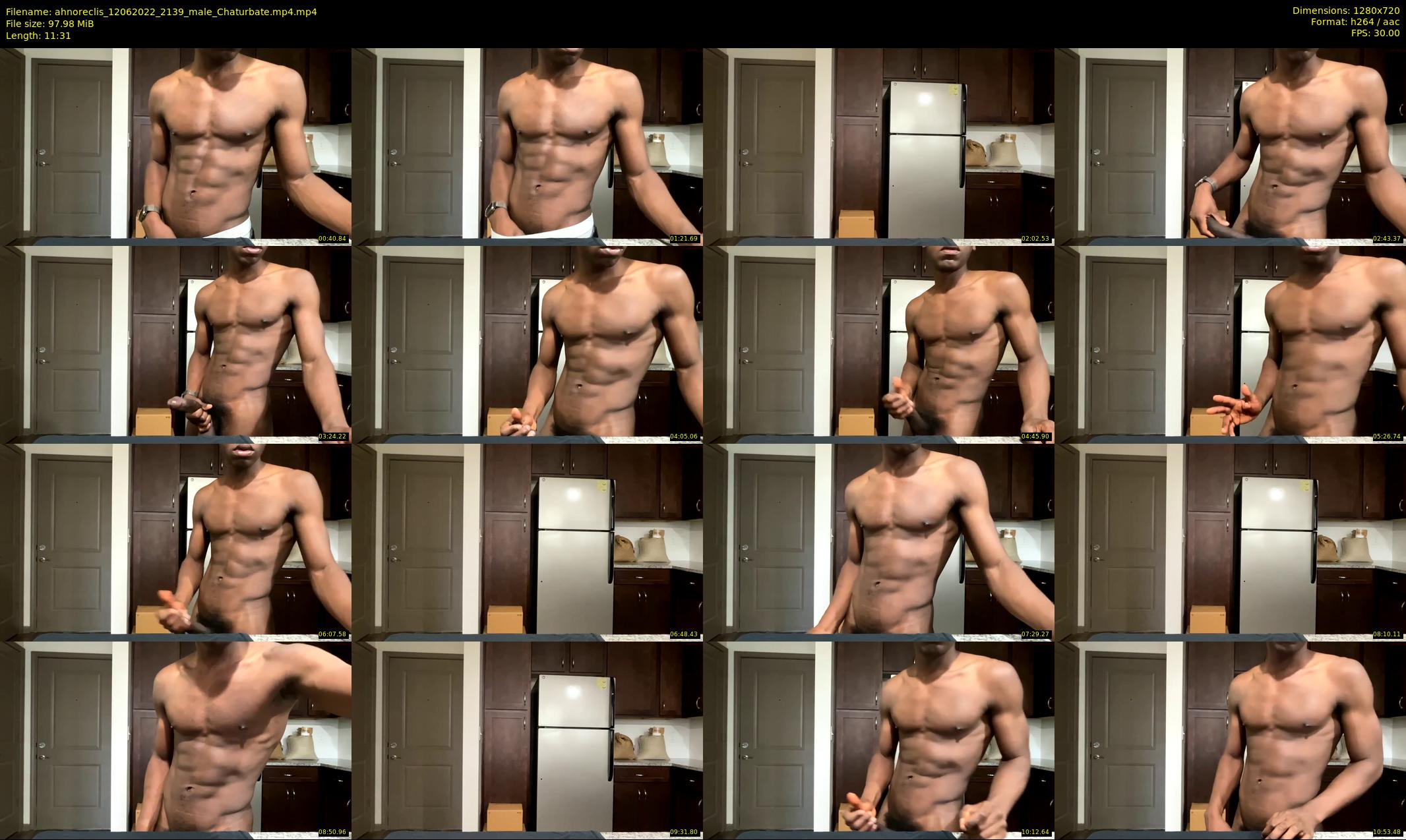 ahnoreclis — 12 minute Chaturbate male cam show recording, 720p, Jun 12, 2022