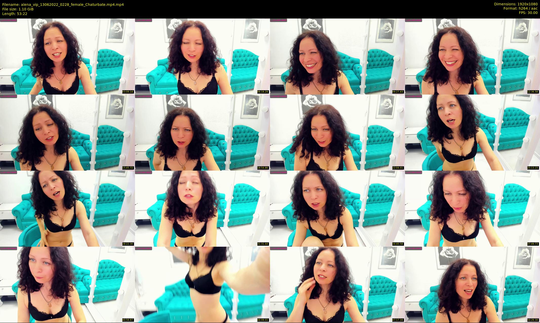 alena_vip — 54 minute Chaturbate female cam show recording, 1080p, Jun 13, 2022