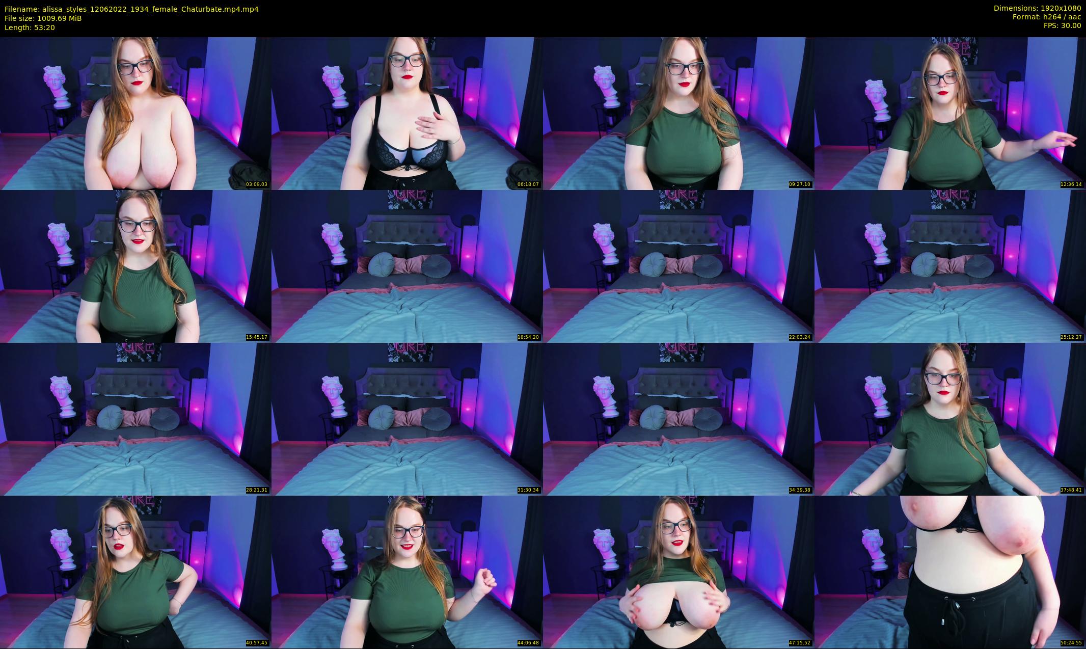 alissa_styles — 54 minute Chaturbate female cam show recording, 1080p, Jun 12, 2022