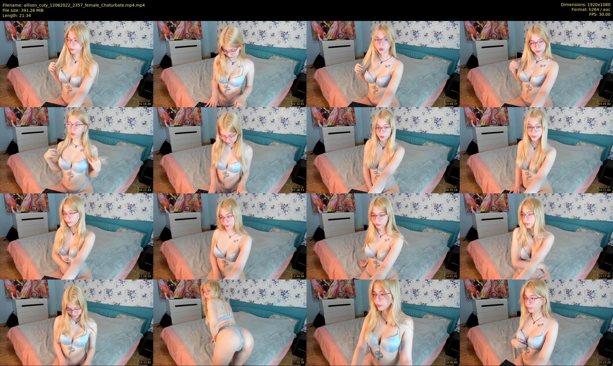 allison_cuty — 22 minute Chaturbate female cam show recording, 1080p, Jun 12, 2022