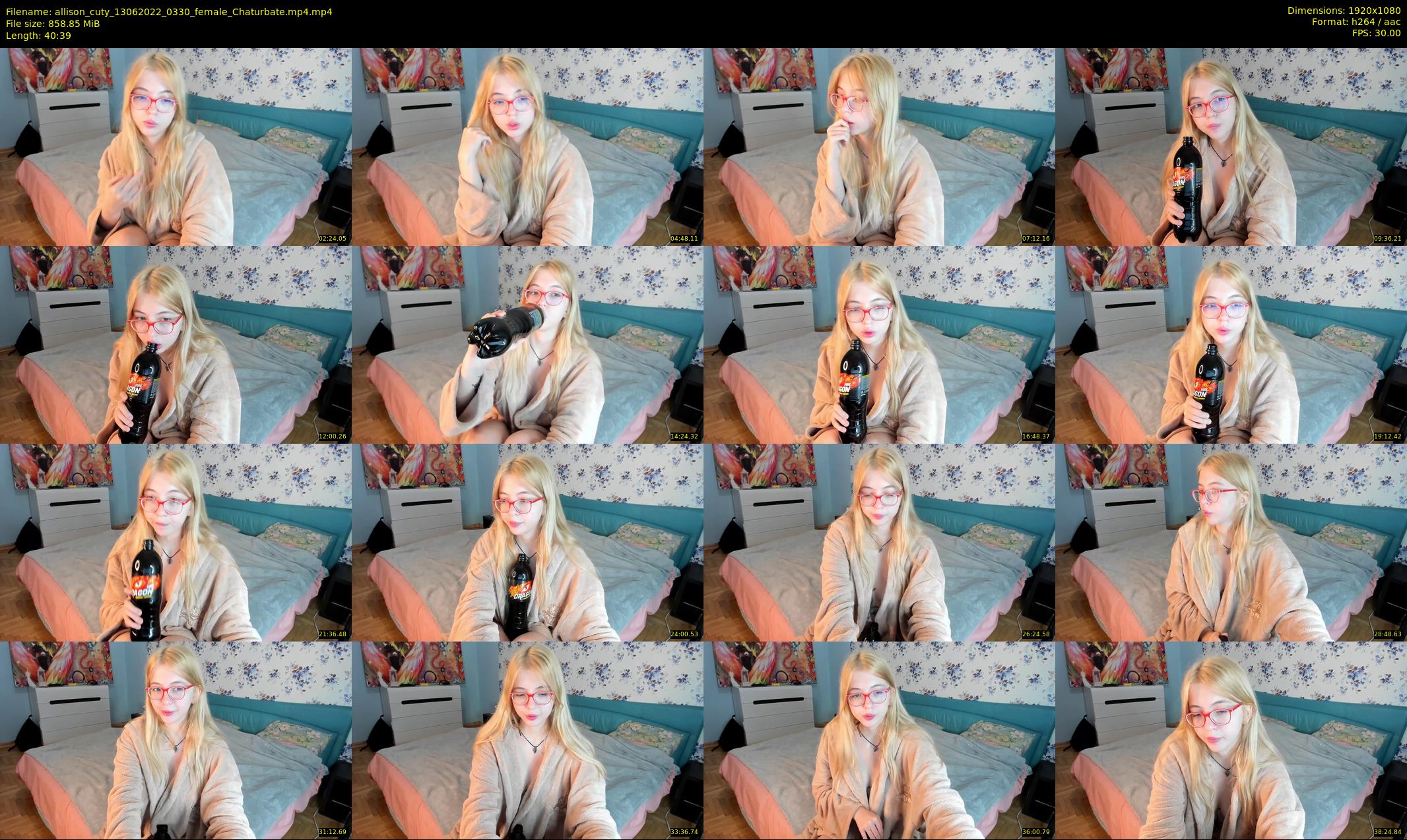 allison_cuty — 41 minute Chaturbate female cam show recording, 1080p, Jun 13, 2022
