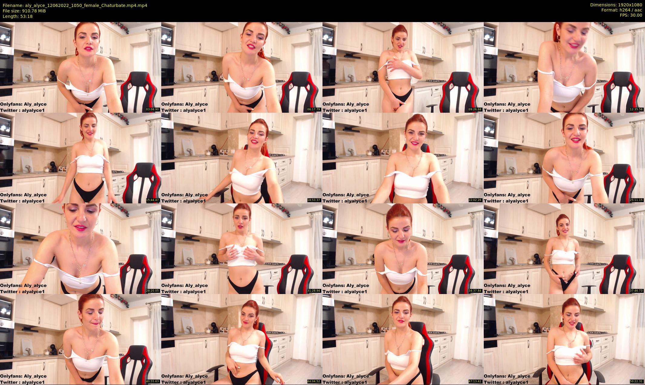 aly_alyce — 54 minute Chaturbate female cam show recording, 1080p, Jun 12, 2022