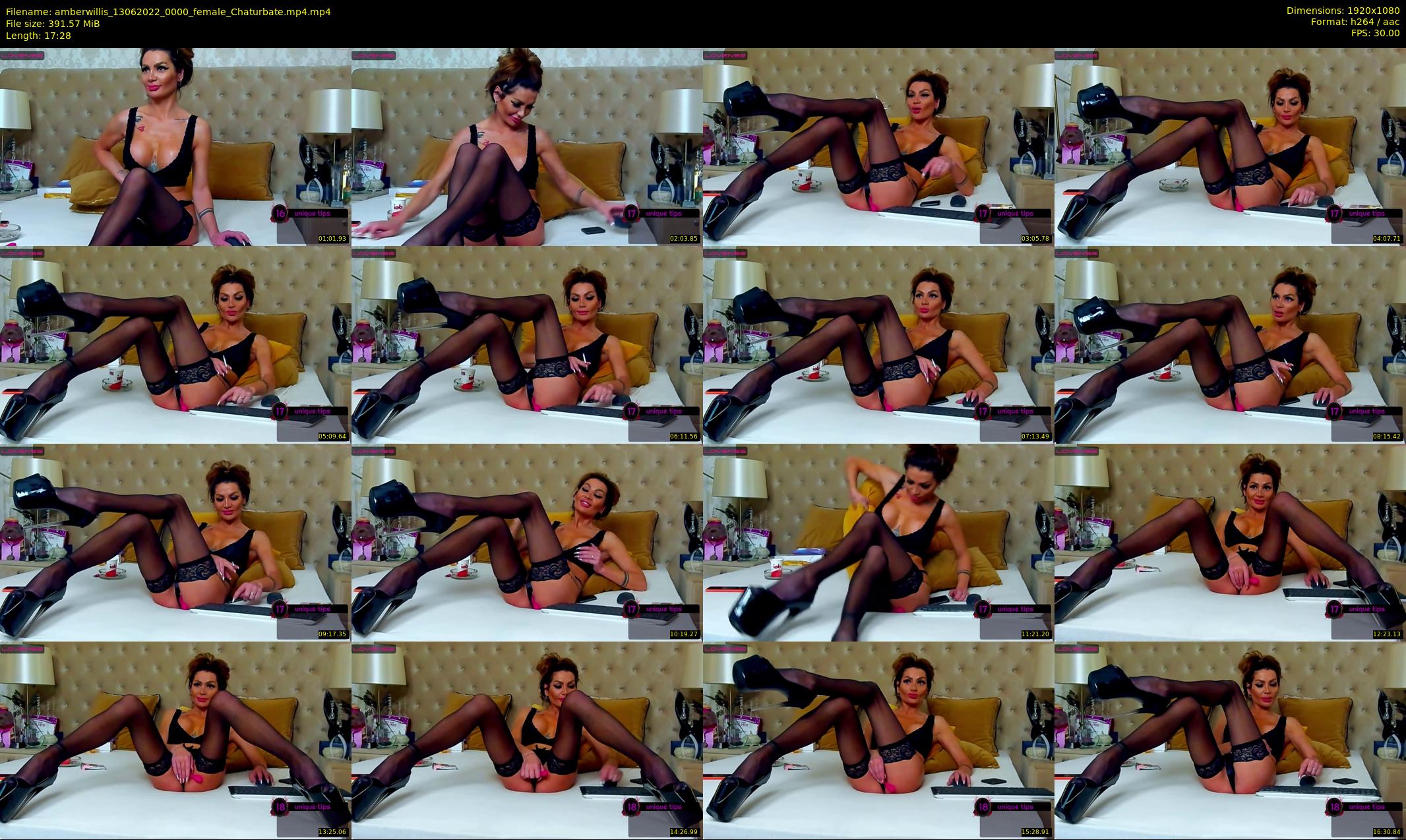amberwillis — 18 minute Chaturbate female cam show recording, 1080p, Jun 13, 2022