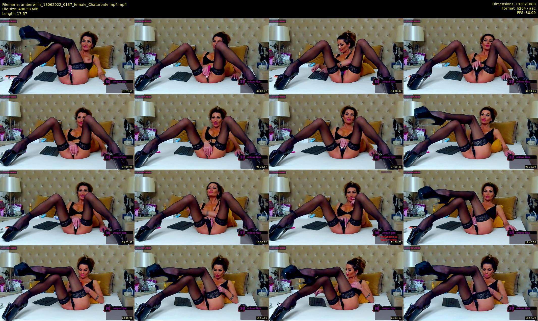 amberwillis — 18 minute Chaturbate female cam show recording, 1080p, Jun 13, 2022
